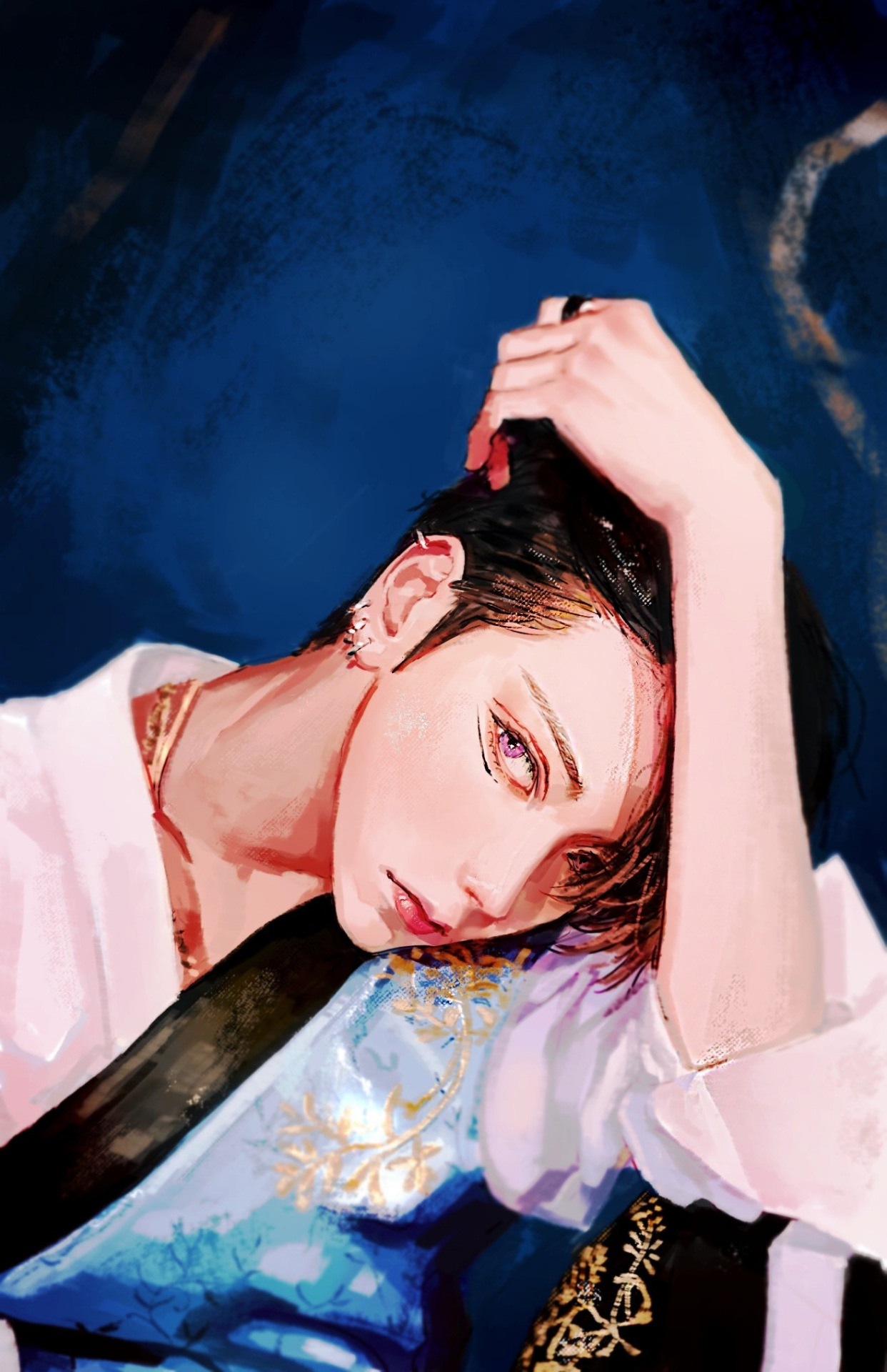 喜欢手绘风不能错过的精美手绘人物图