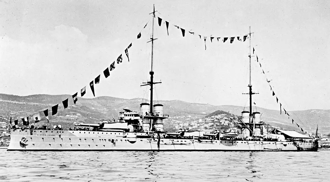 舰船欣赏:意大利海军 但丁阿利吉耶里级战列舰