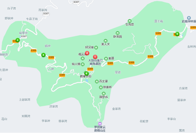 薄刀峰景点介绍,游玩攻略