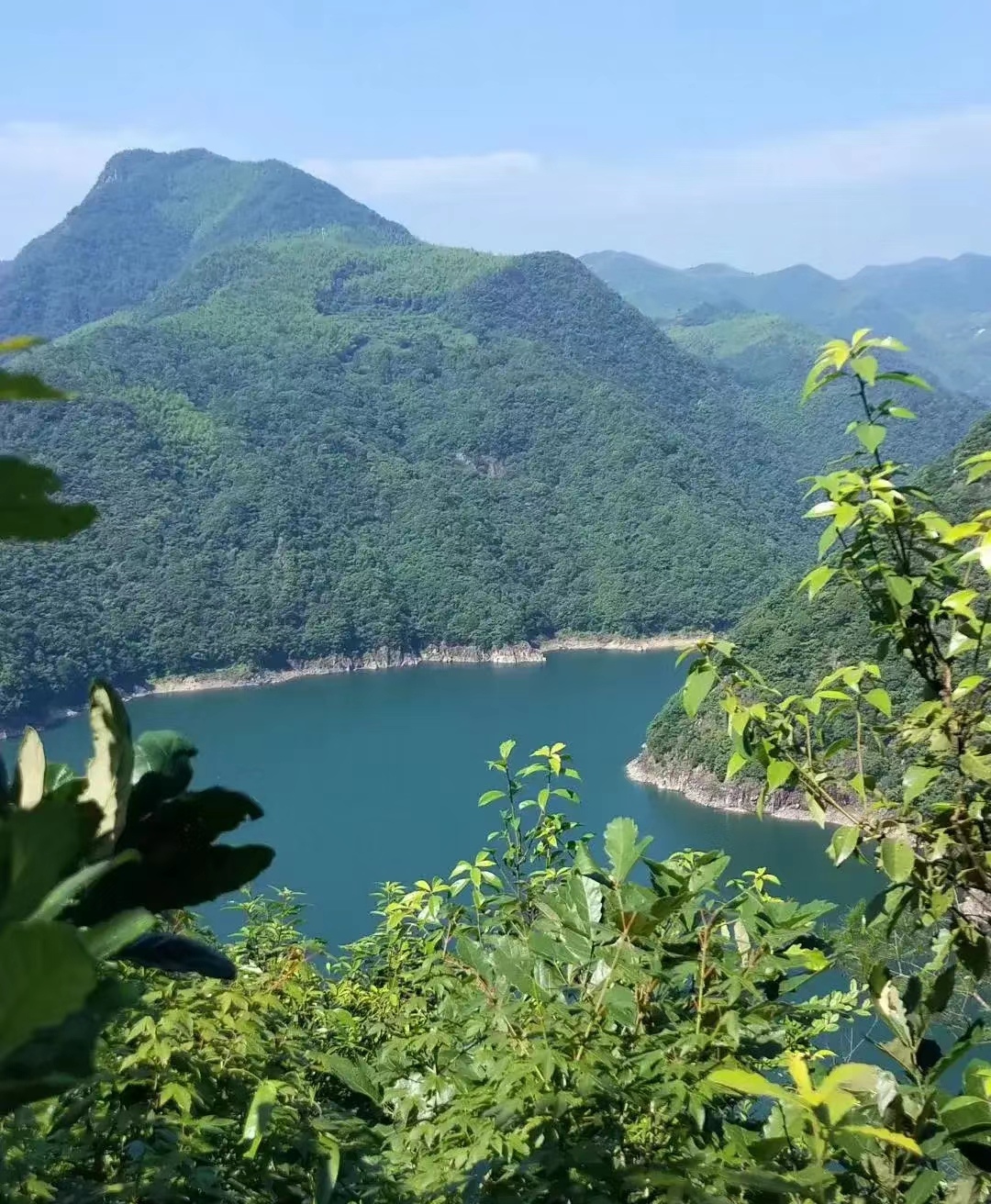 这就是白溪水库的美丽风景,它成为了这座城市的一张亮丽的名片