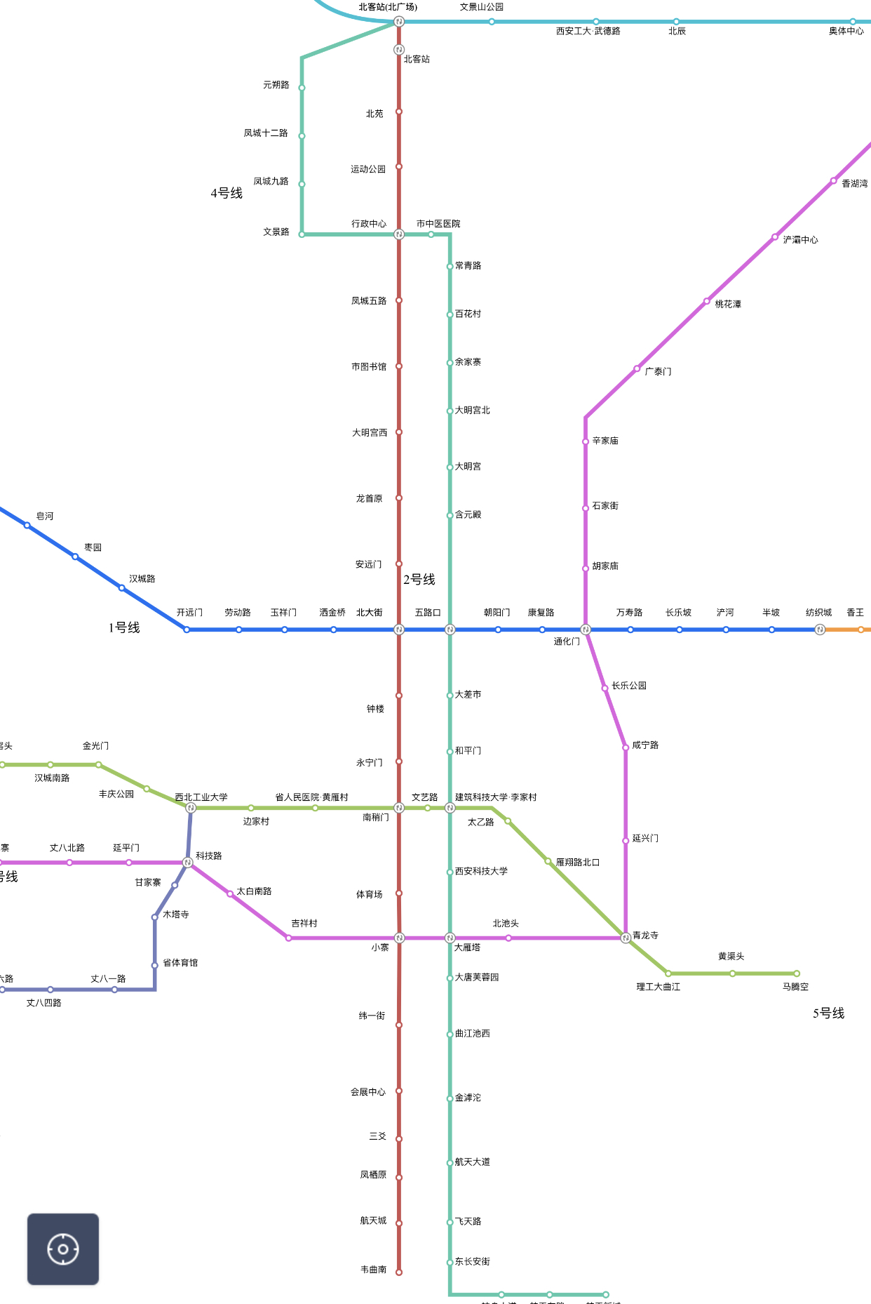 西安地铁7号线高清图图片