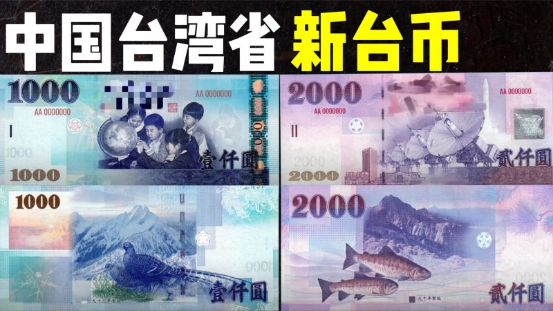 中国台湾新台币:100新台币-2000新台币,财经,理财投资,好看视频