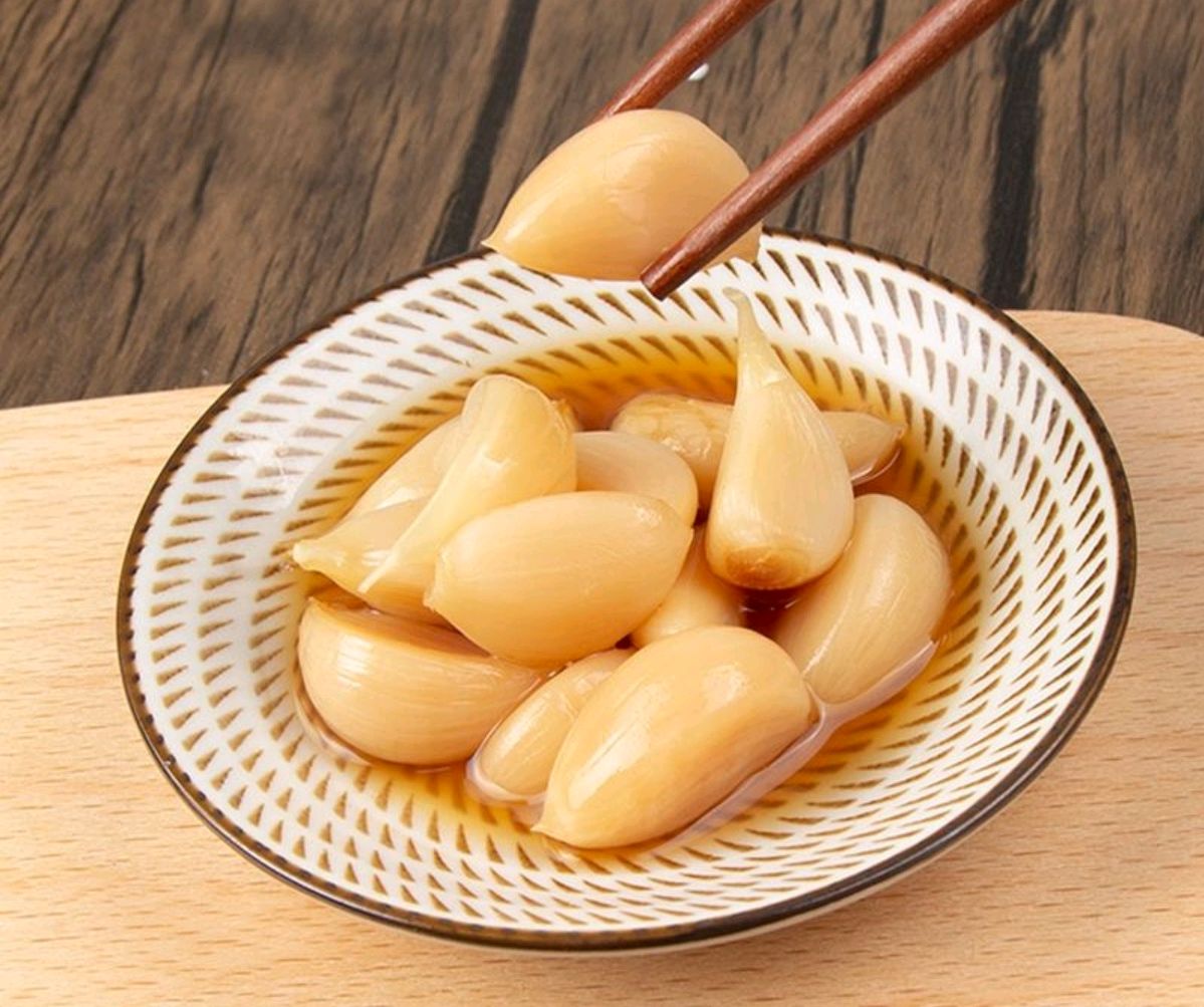 腌制糖蒜五步法,看完自己也能学会做美食!