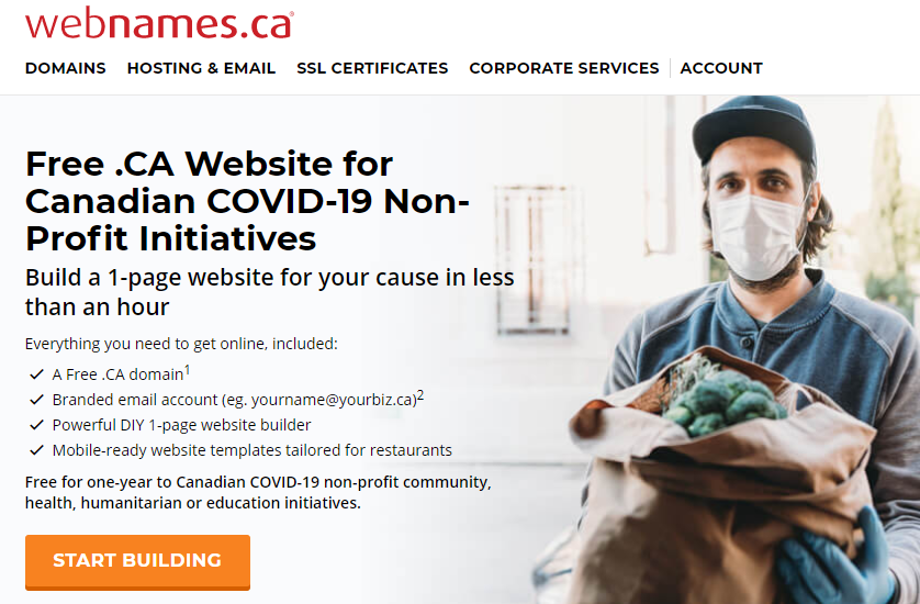 Webnames.ca可免费注册.ca域名一年(首年免)