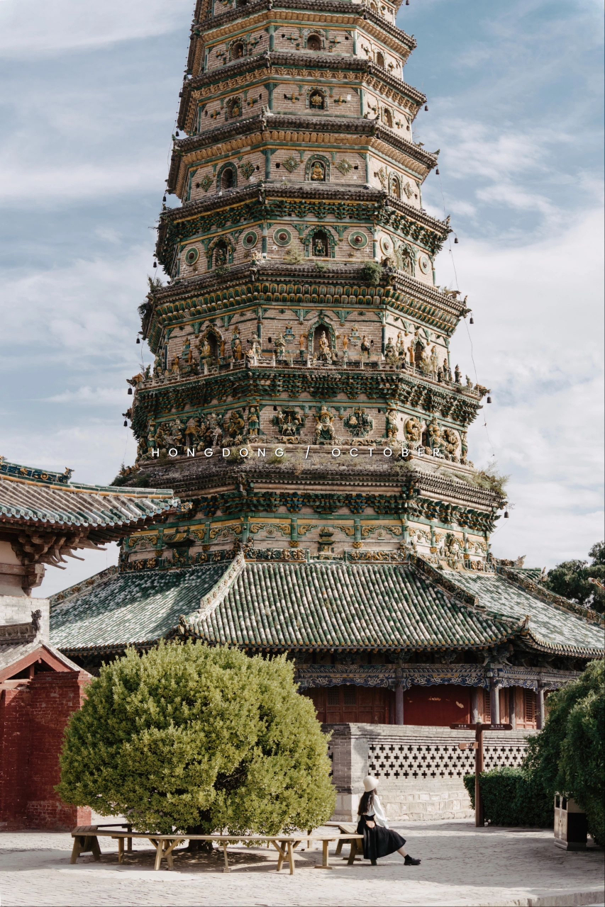 山西|留存500年的华丽,绝美七彩琉璃塔94| 最美琉璃塔——广胜寺