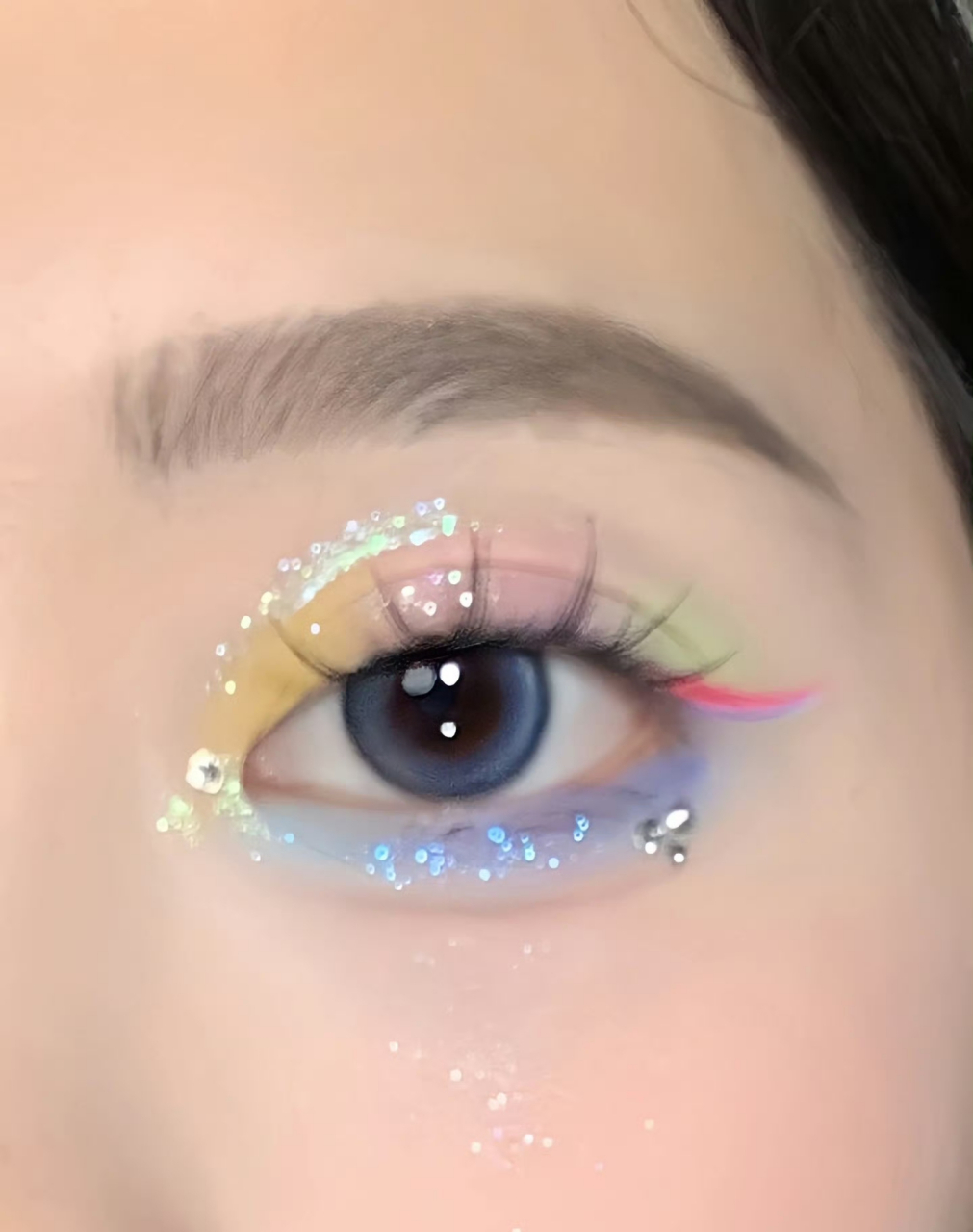 可爱鬼97  万圣节创意彩色眼妆合集  cr 瑶二六99 #百鬼惊魂派对