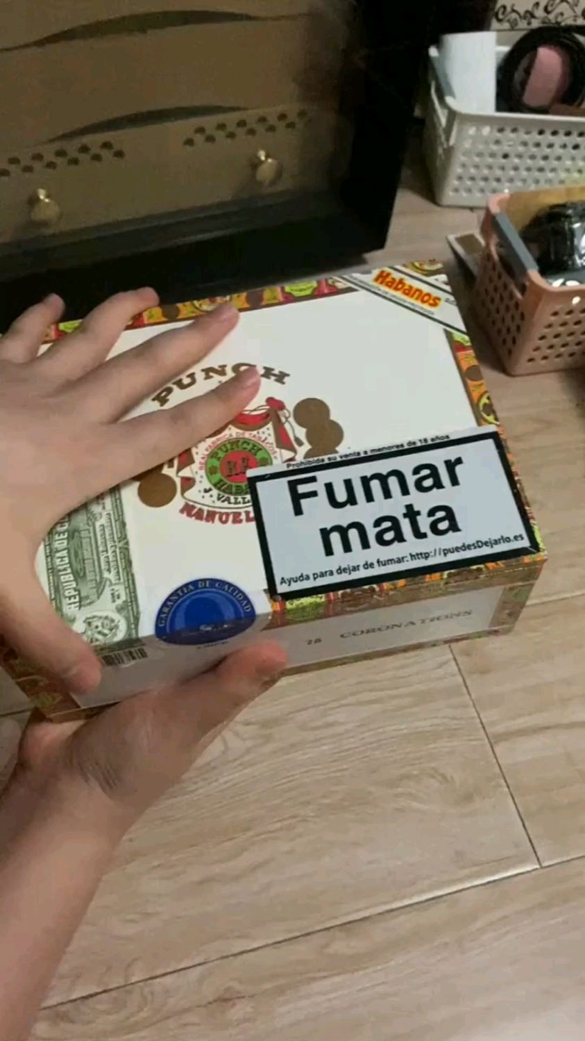 古巴雪茄雪茄潘趣高朗拿铝管开盒