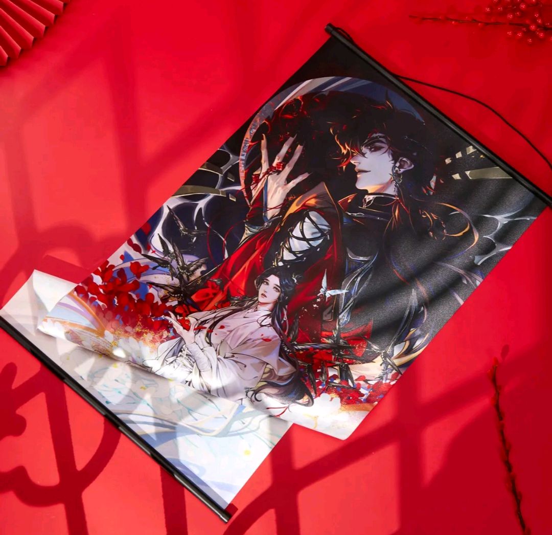 天官赐福,漫画周边又上新,诡影迷踪立牌太好看,谢怜光栅卡绝美