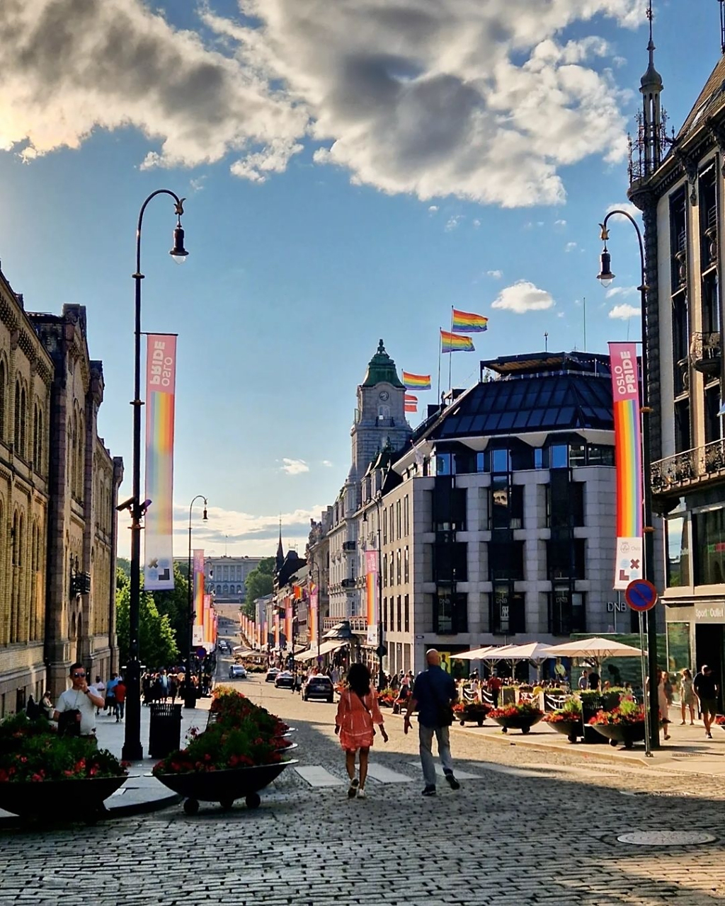 海外文旅# 挪威奥斯陆盛夏的街头999195 . 676767