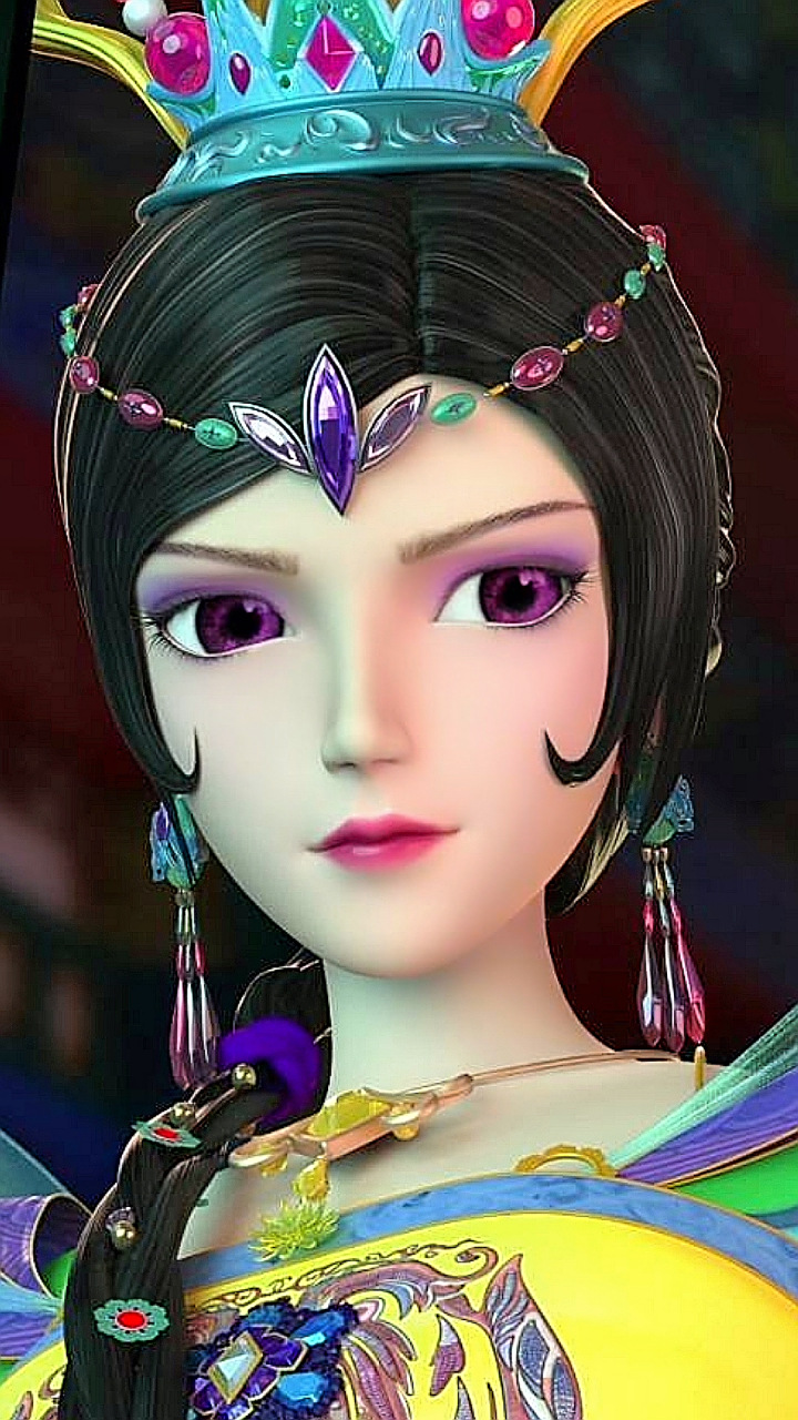 曼多拉动漫美图手机壁纸分享,她是叶罗丽仙境女王