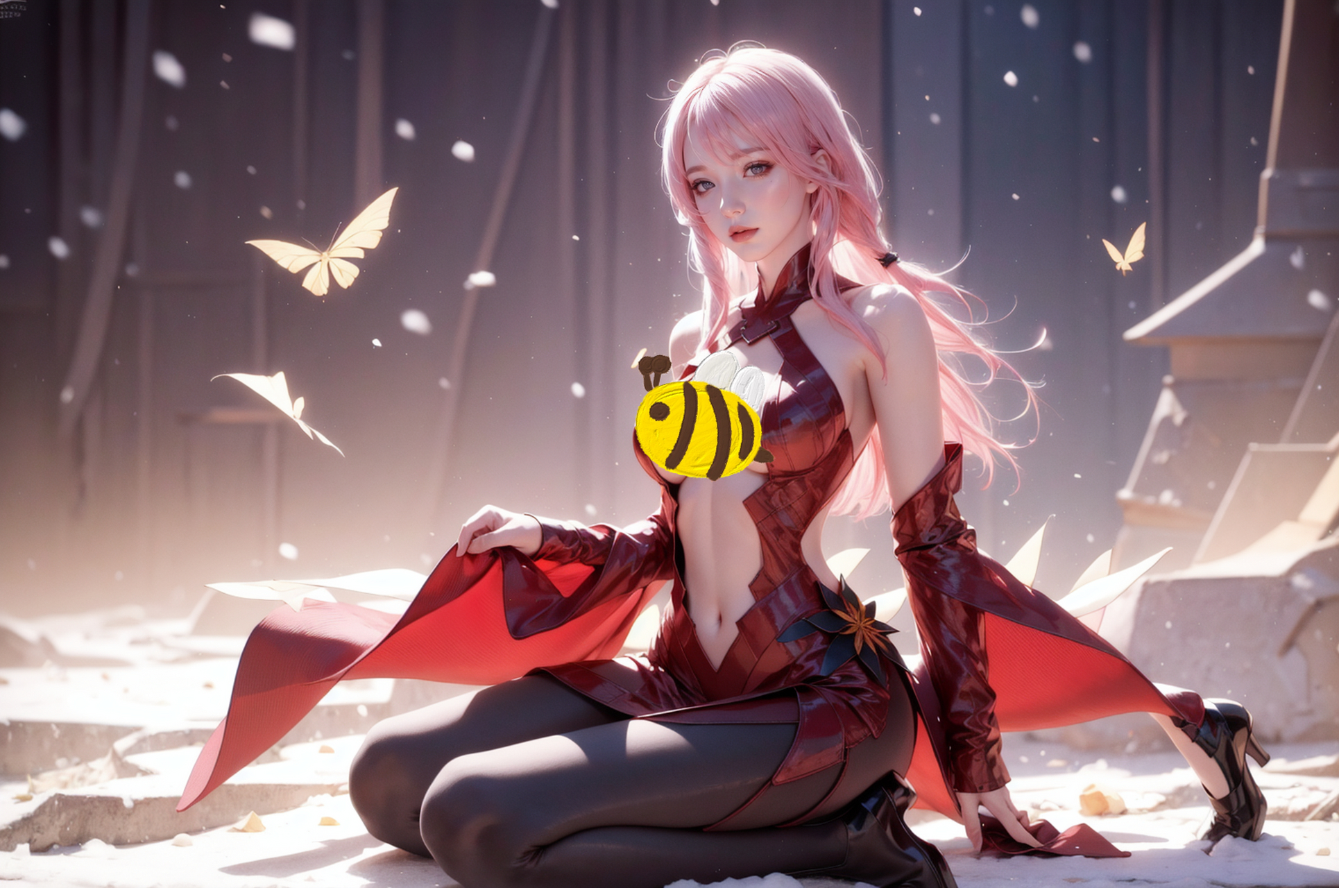 楪祈【过审版】#ai绘画# #二次元# #二次元美图