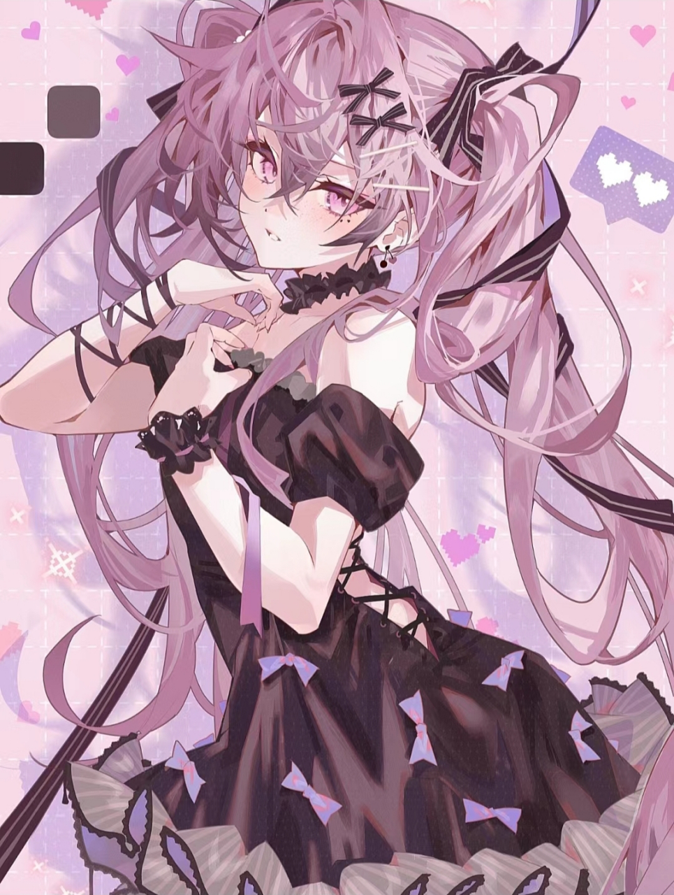 又甜又酷的双马尾少女