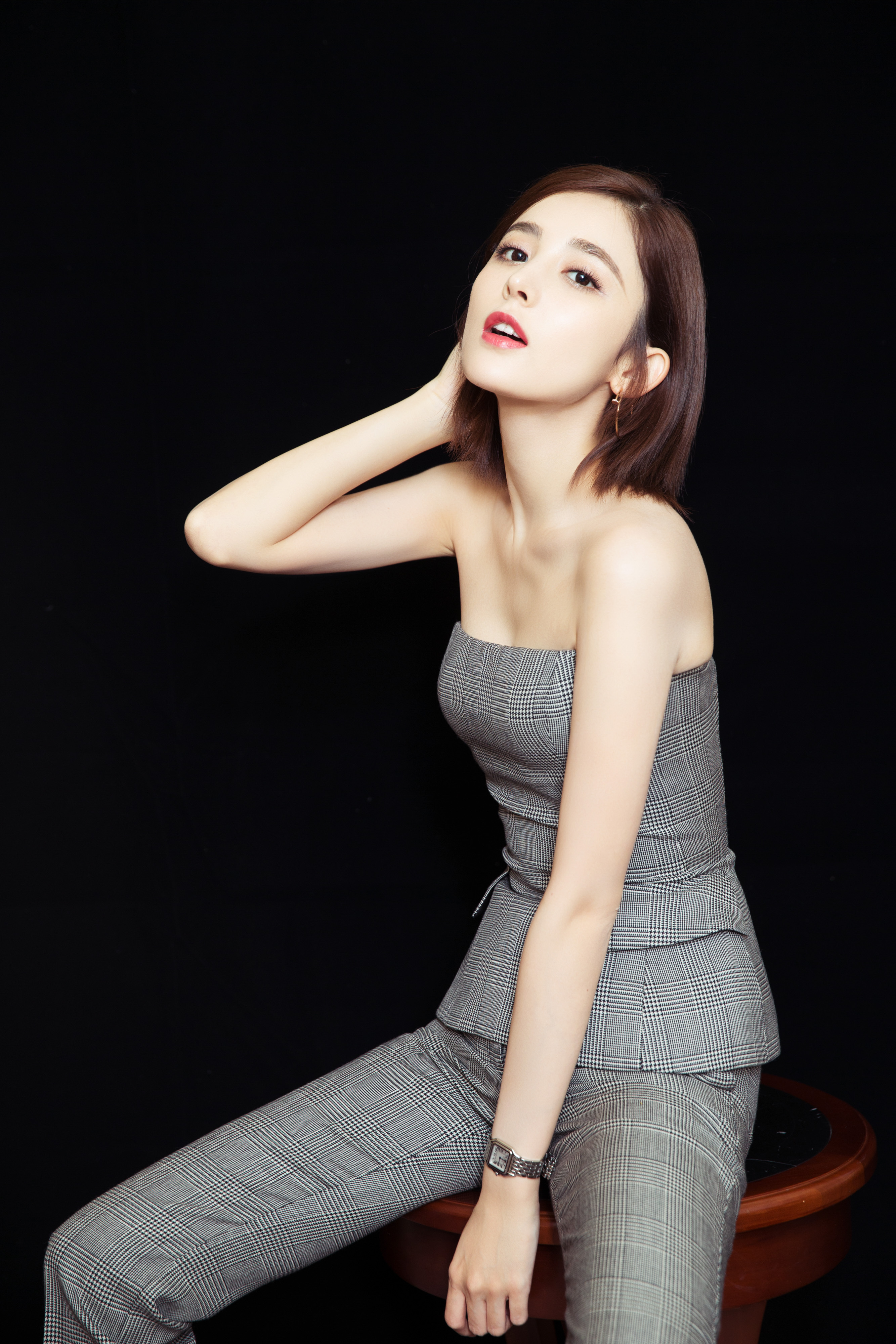 古力娜扎美图,一双白藕般玉臂,知性优雅,纯情美艳