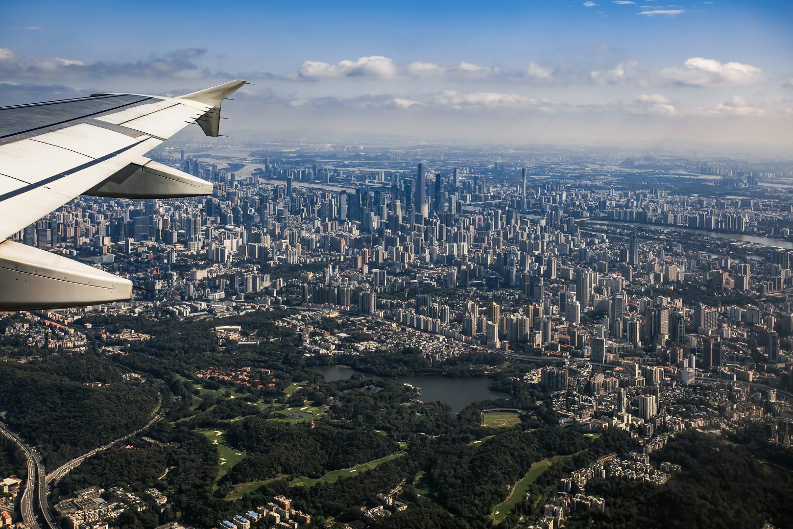 俯瞰广州城