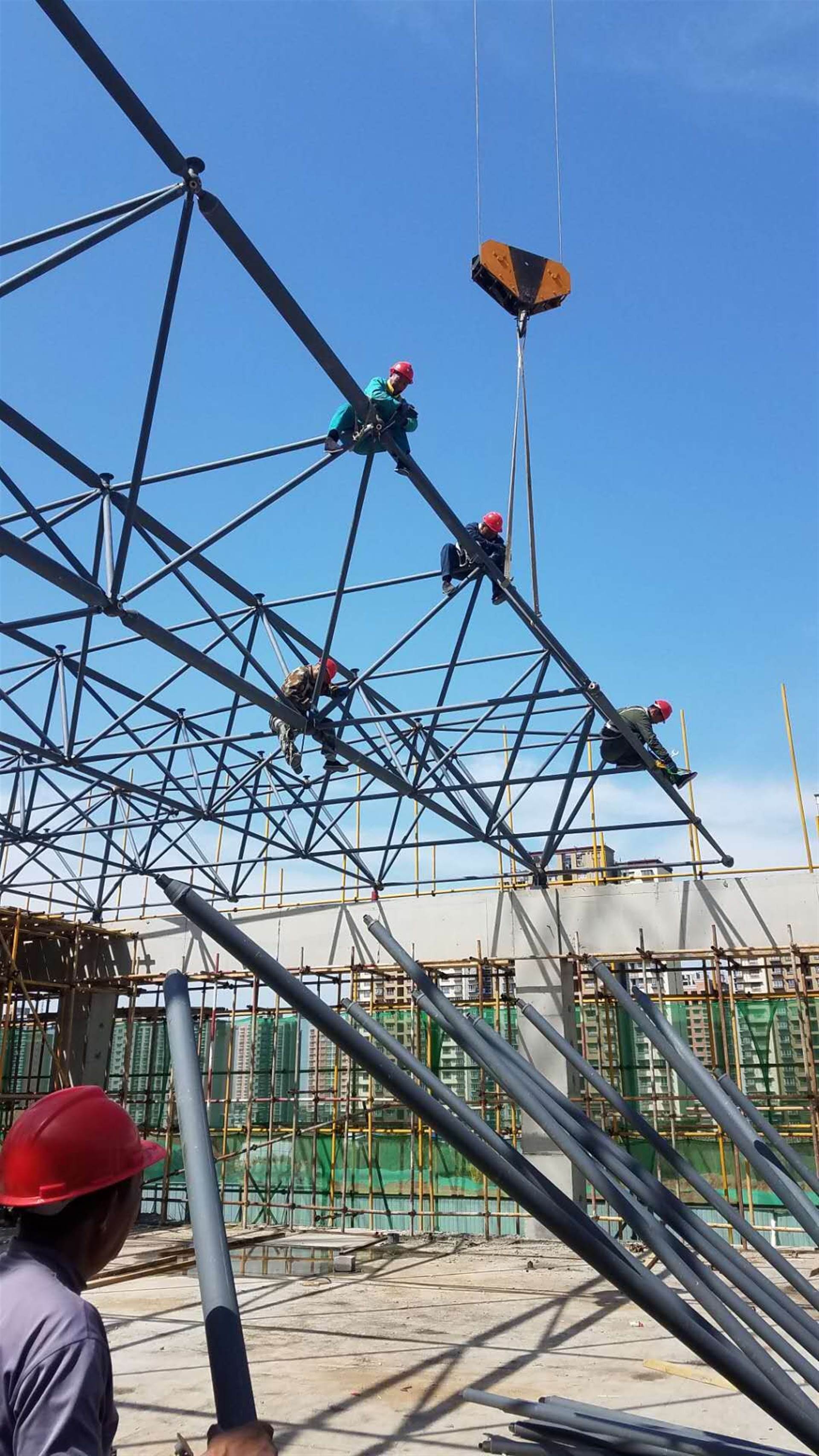 网架结构安装方法