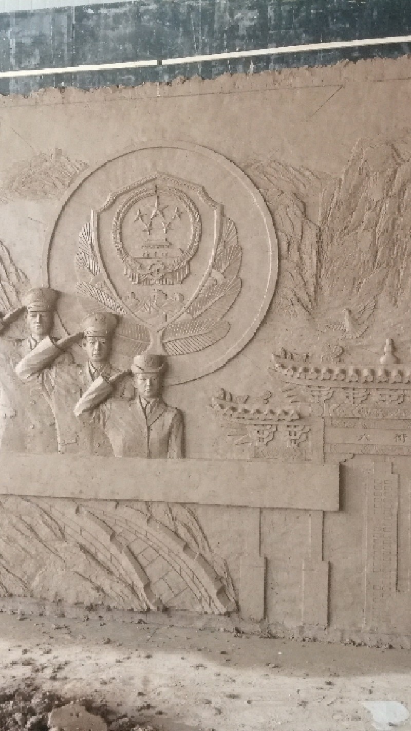 公安警察题材玻璃钢仿铜浮雕壁画制作现货-度小视