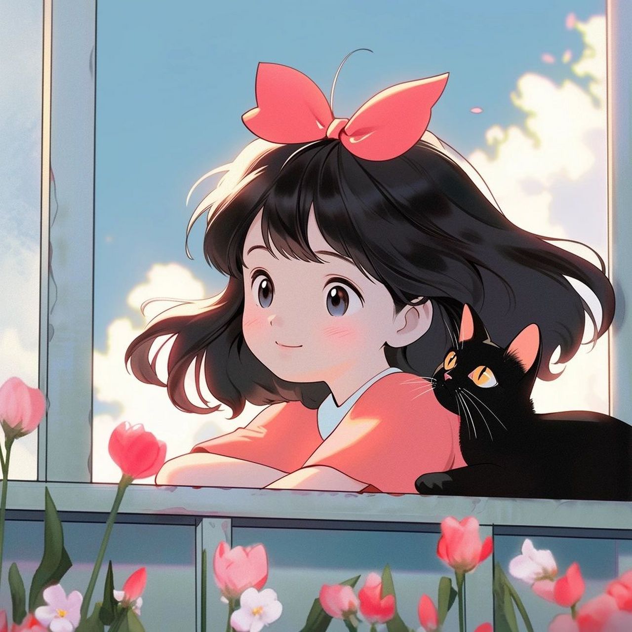 女生头像:想你的时候,我会仰望天空,那白白的云,那蓝蓝的天,那空中的