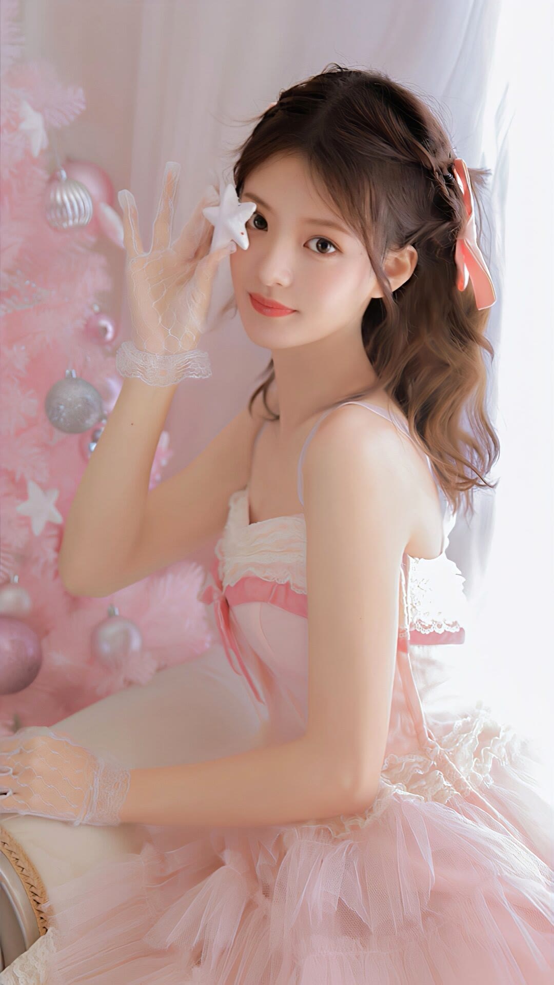 阳光美少女,满满的青春气息