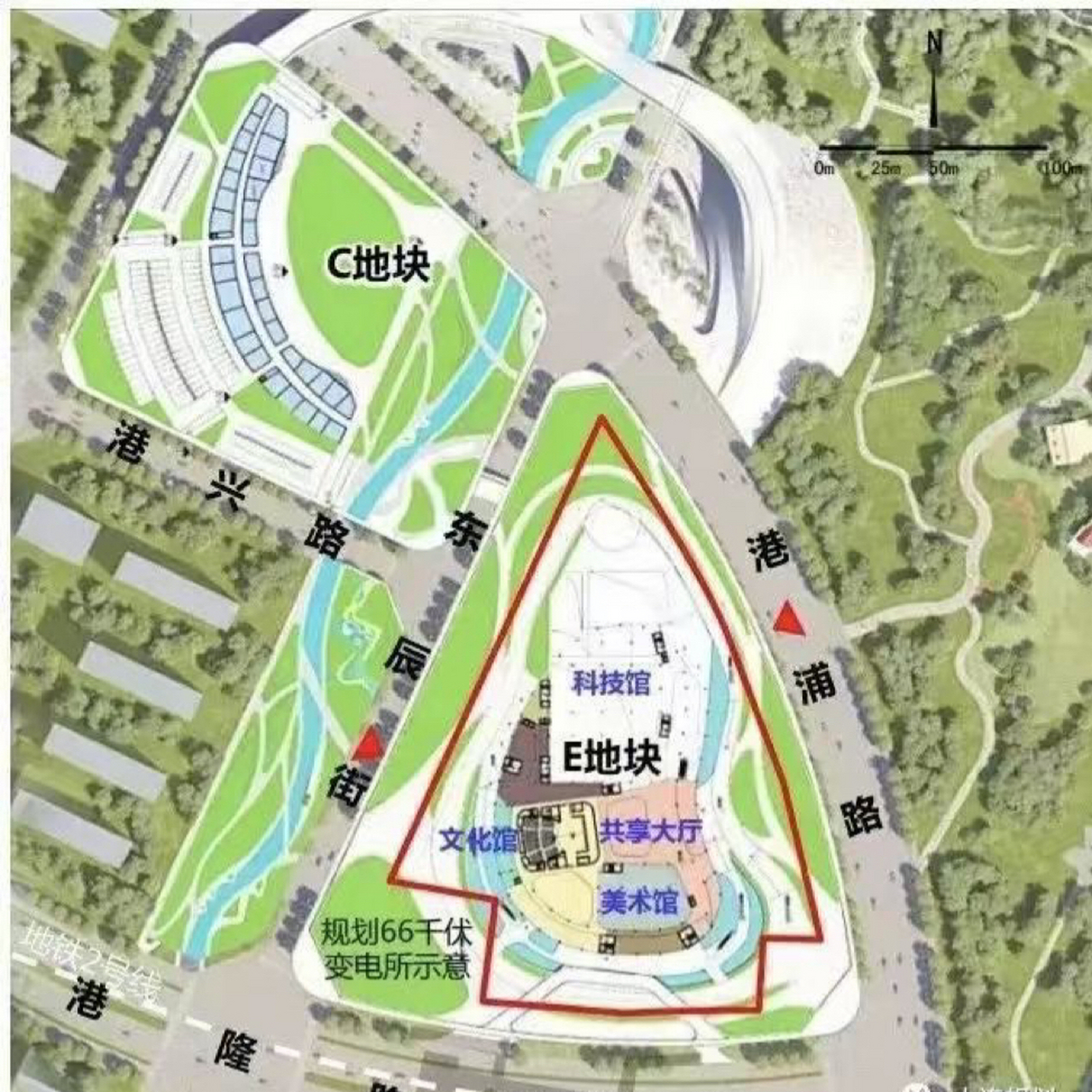 大连东港四馆一中心即将开工.