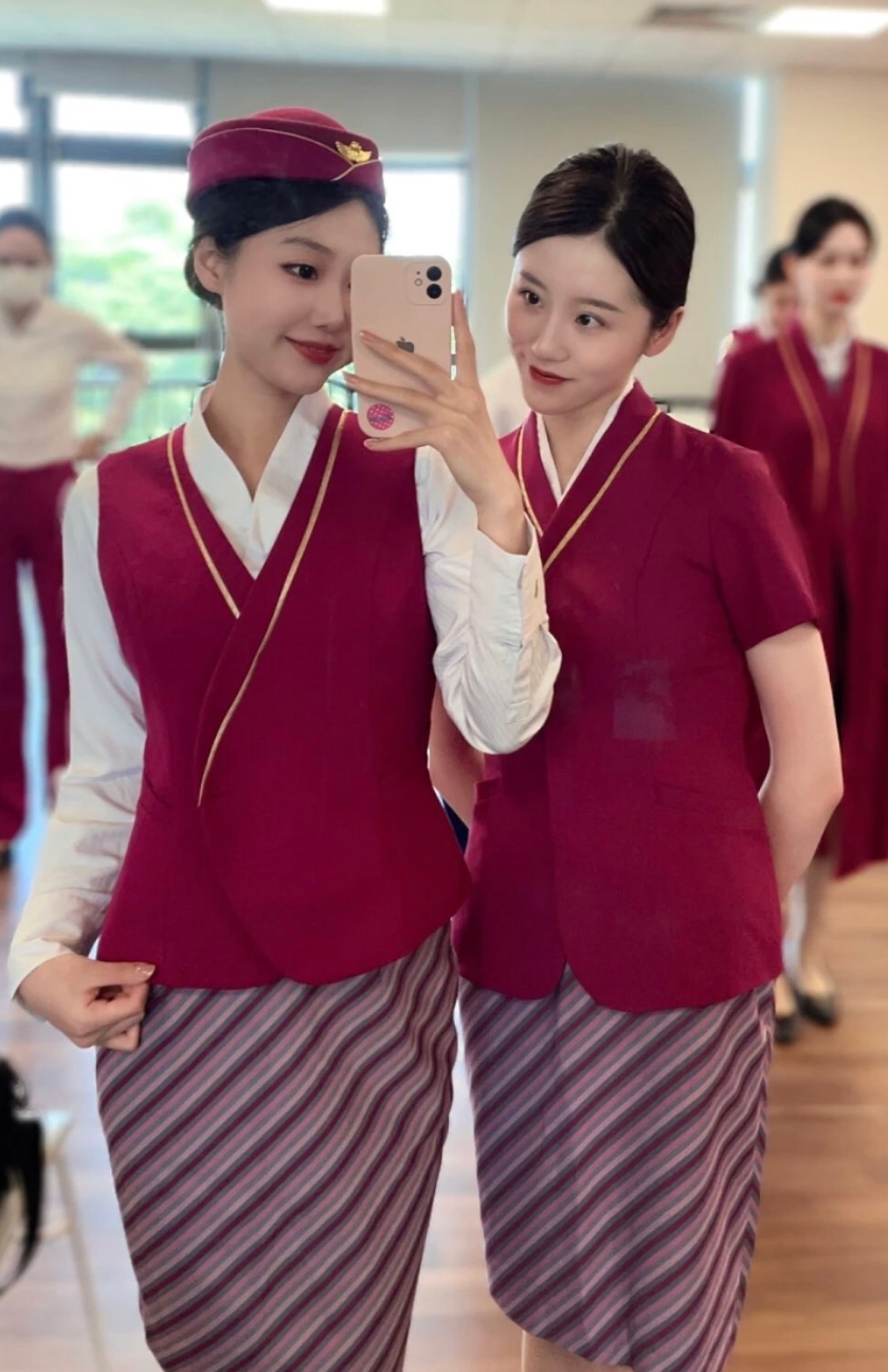 pick各大航空公司制服