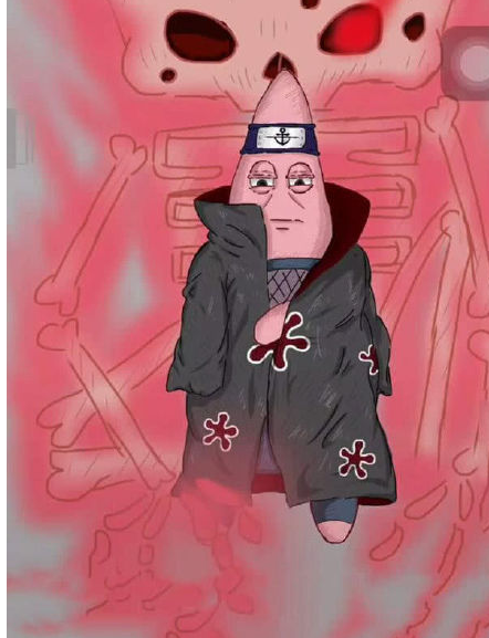 当派大星穿上火影服装后,成为海洋里最靓的仔,你觉得哪套最帅