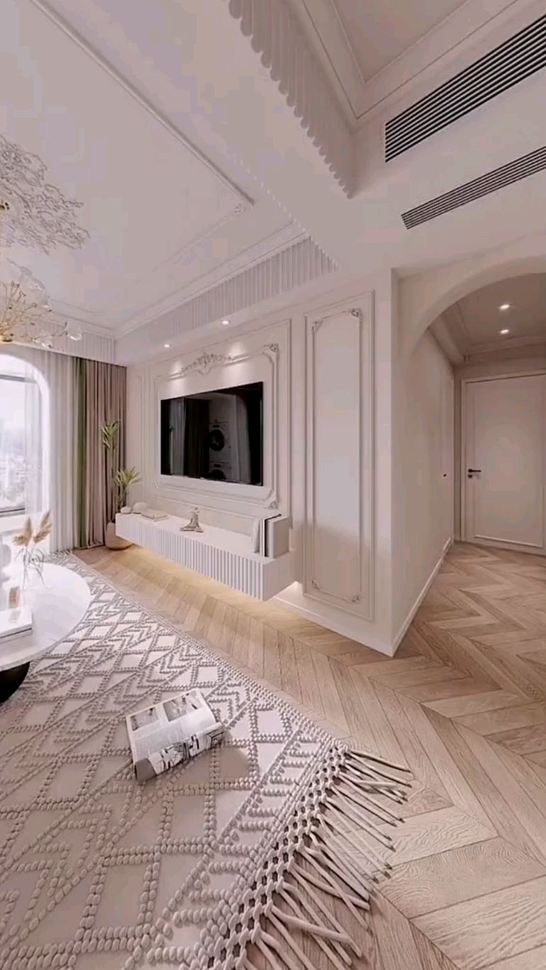 法式风格的小户型也很舒服!