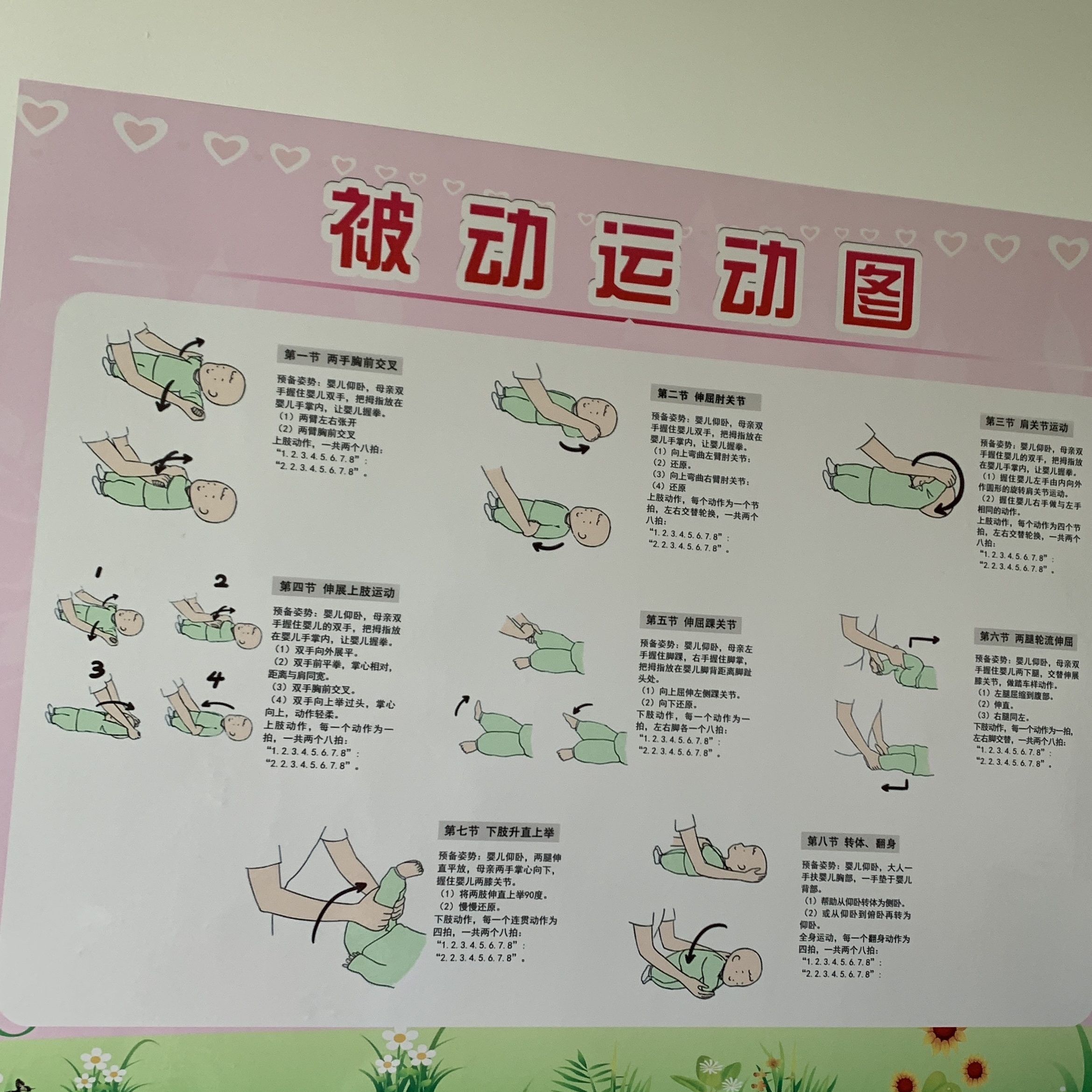 👉 宝宝被动操,能够锻炼宝宝的体格💪 ,促进宝宝👧 的大脑发育