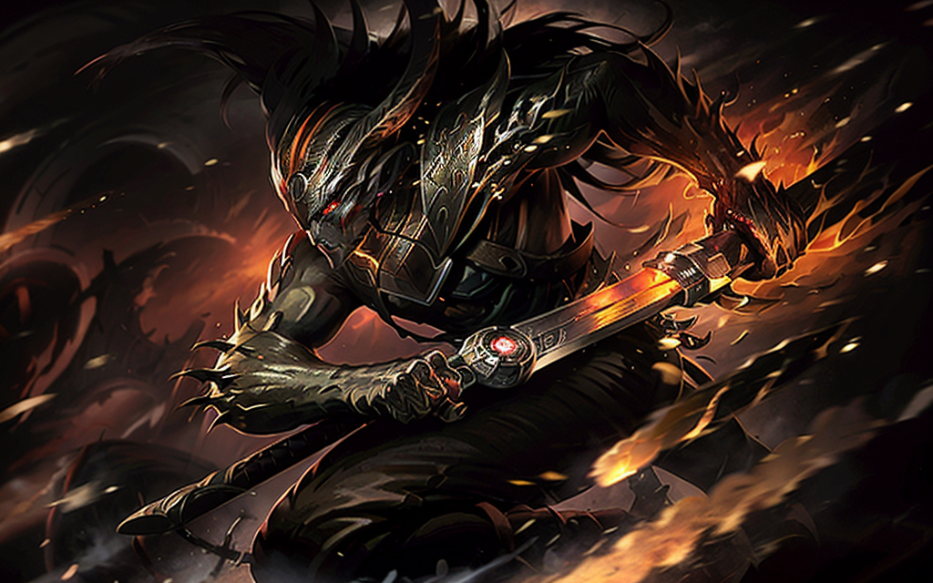 「ai绘画」英雄联盟-疾风剑豪