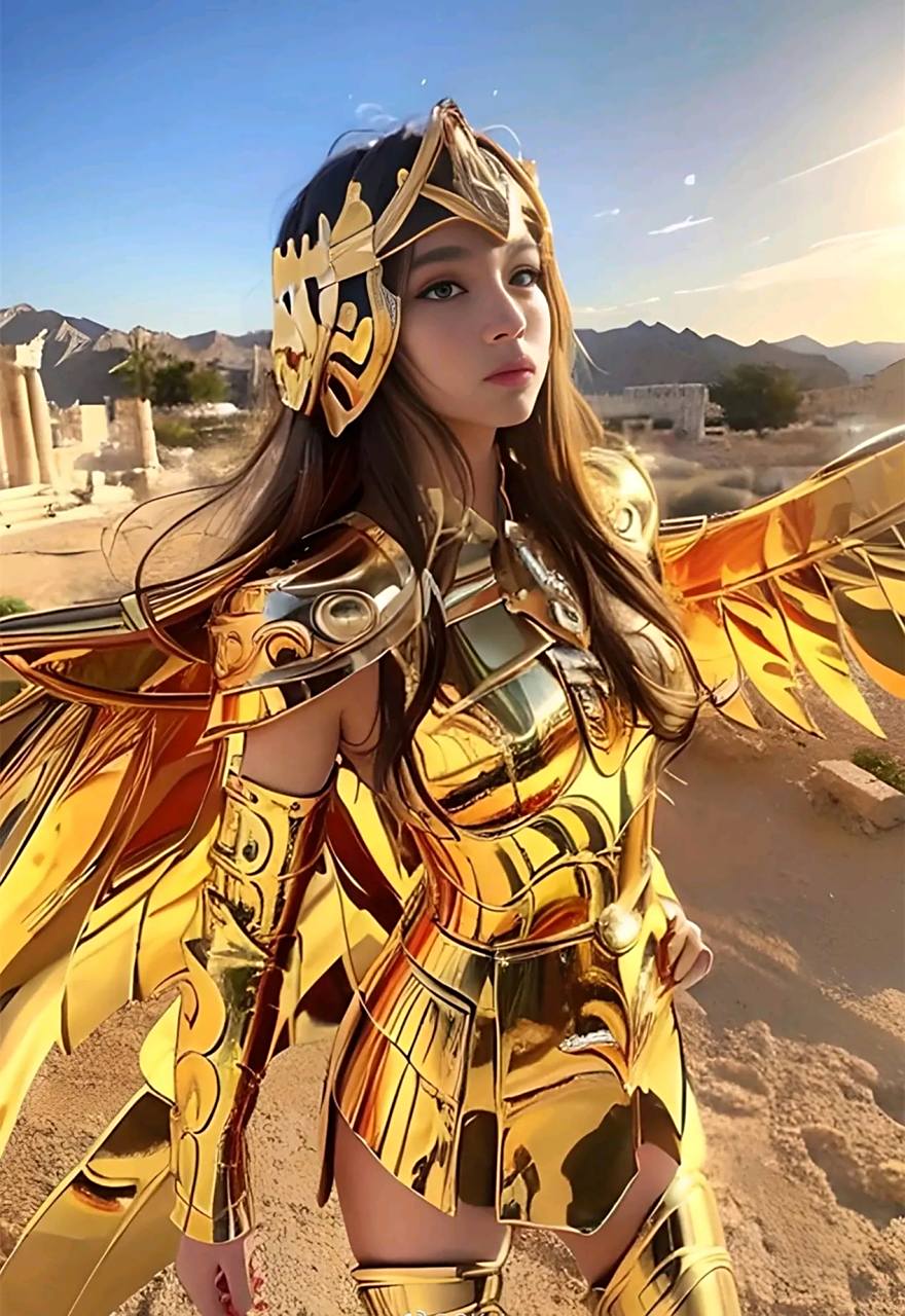 ai创作:女版人马座黄金圣斗士. #动漫# #插画# #圣斗士星矢