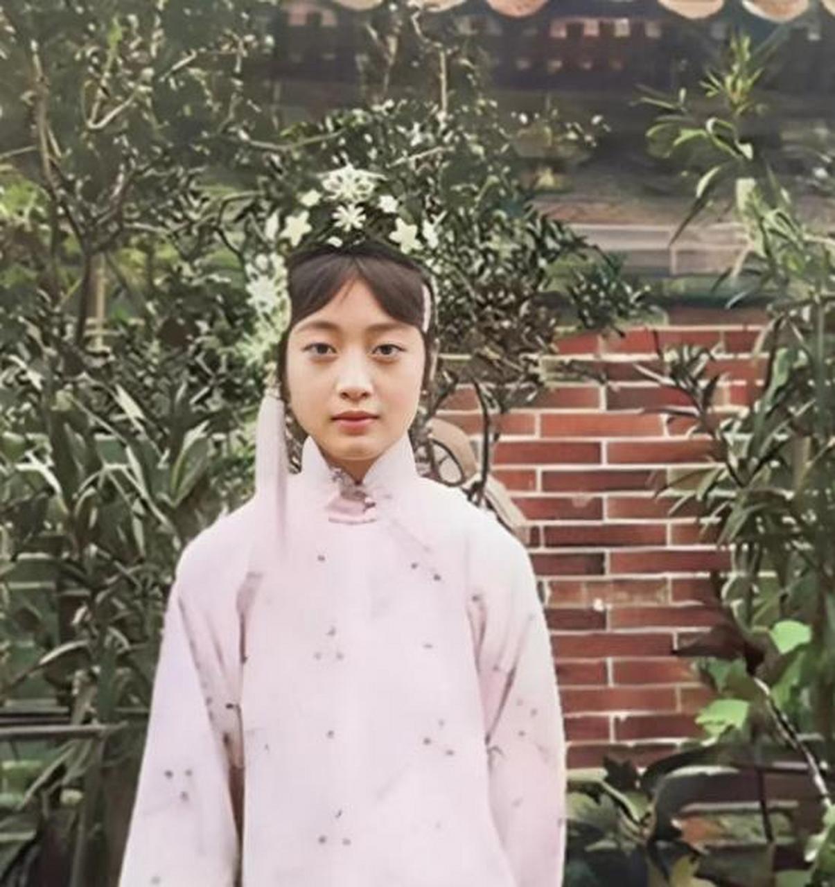 一张晚清时期的婉容,照片经过上色之后再看,果然不愧是清朝第一美人