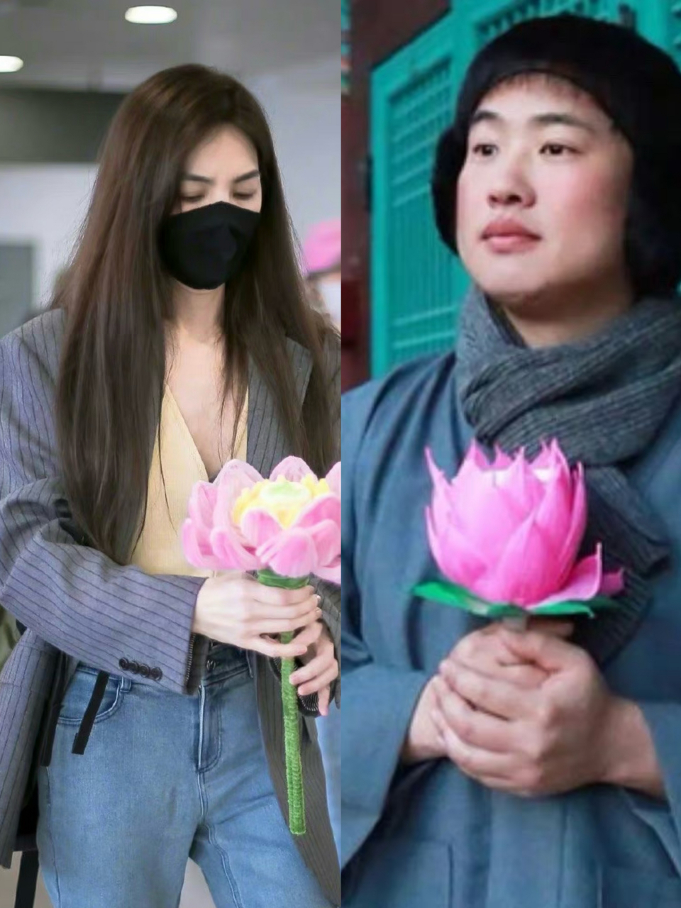 手捧莲花的ella,真是让我笑发财了……  近日,ella