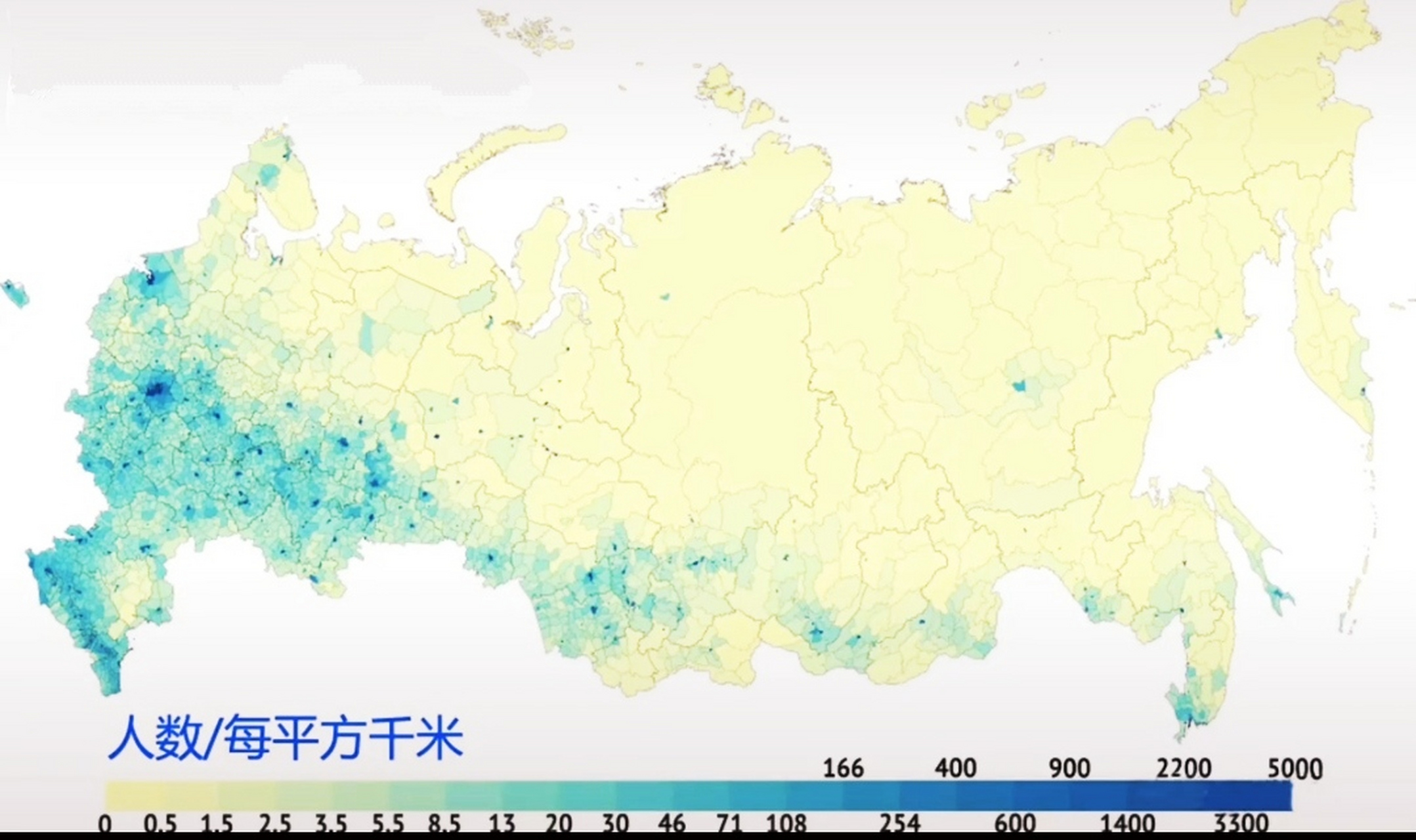 俄罗斯人口密度 韩国图片