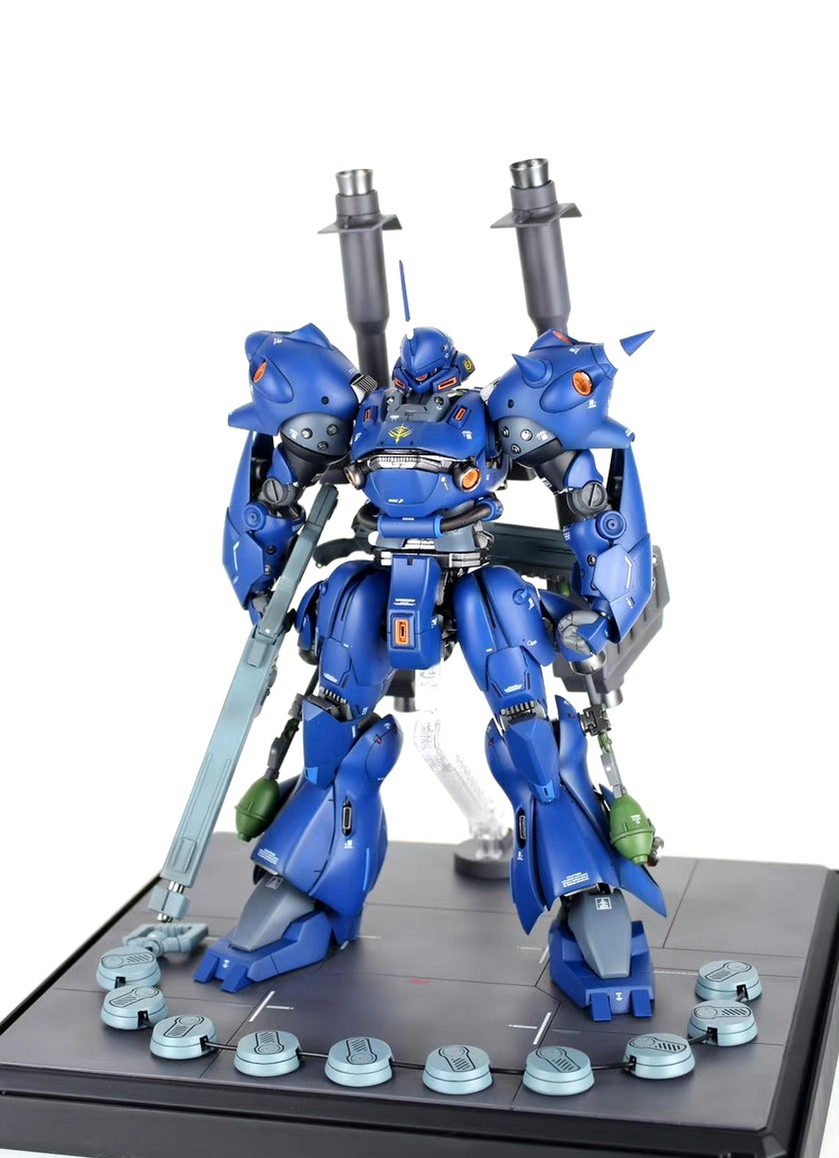 模型欣赏:makaroni樱改造的mg ms-18e京宝梵,对外甲进行了轻量化的