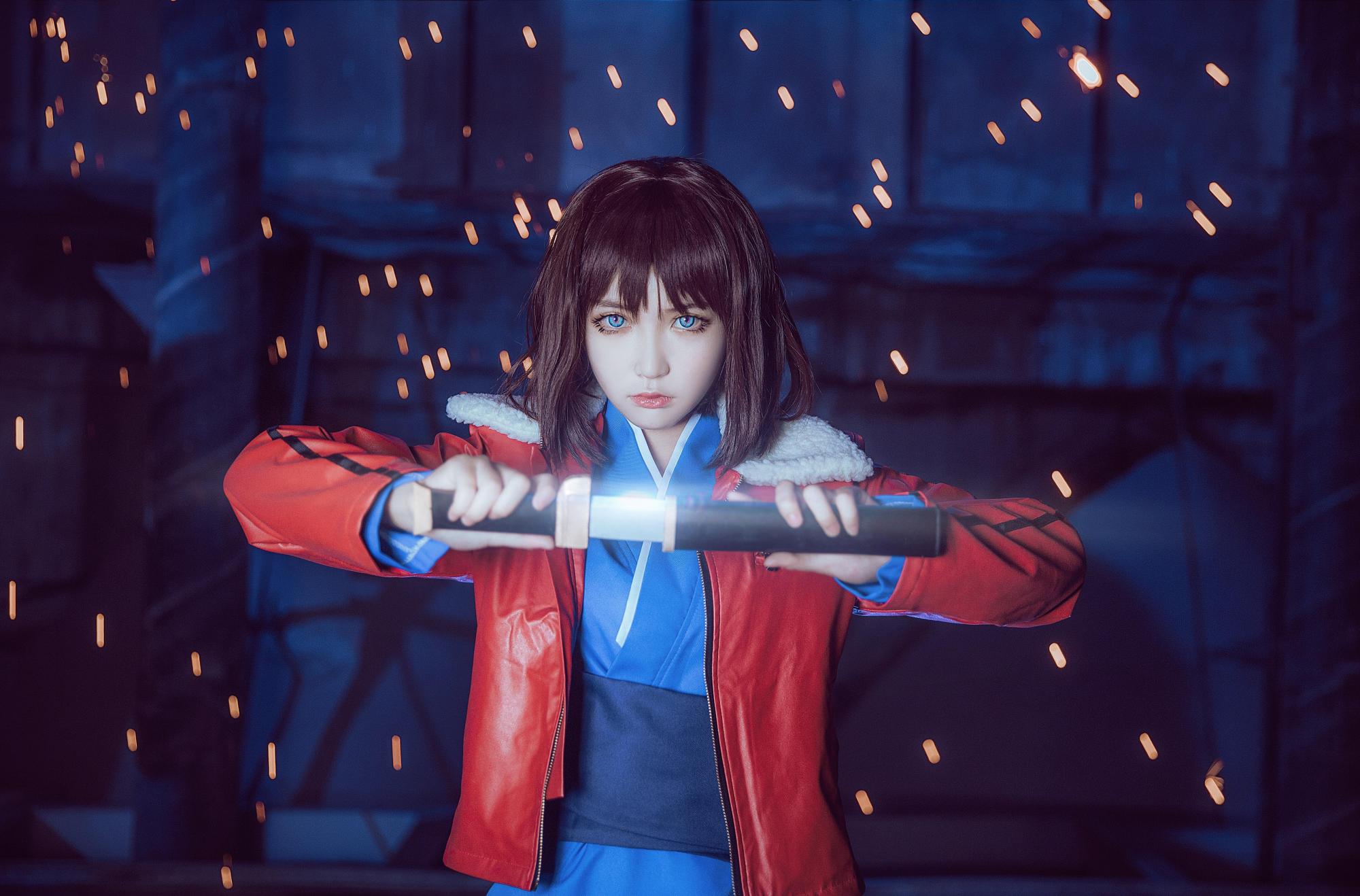 《fate/grand order》cos:这个两仪式好霸气啊,有那味了没