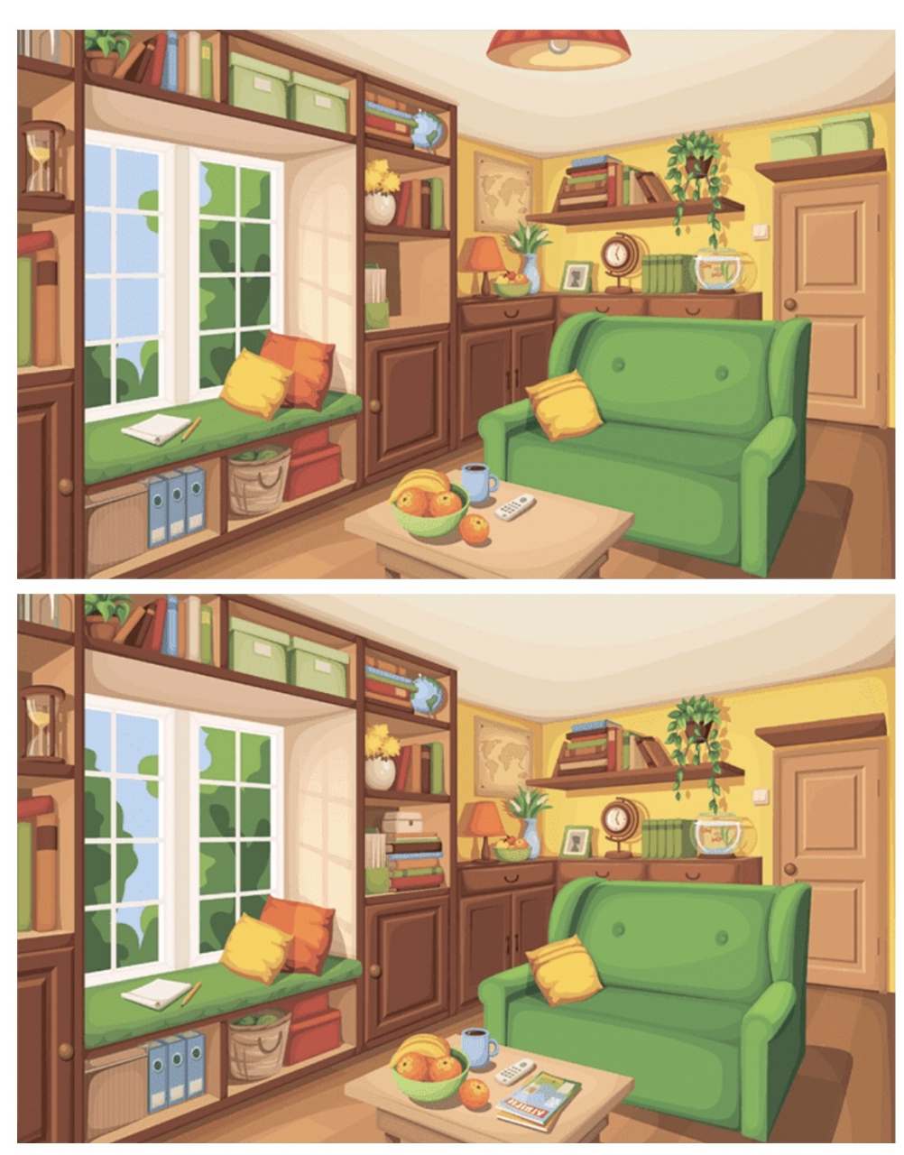 大家一起来找茬,能找到5处以上不同的,这类人智商绝对在180以上了!