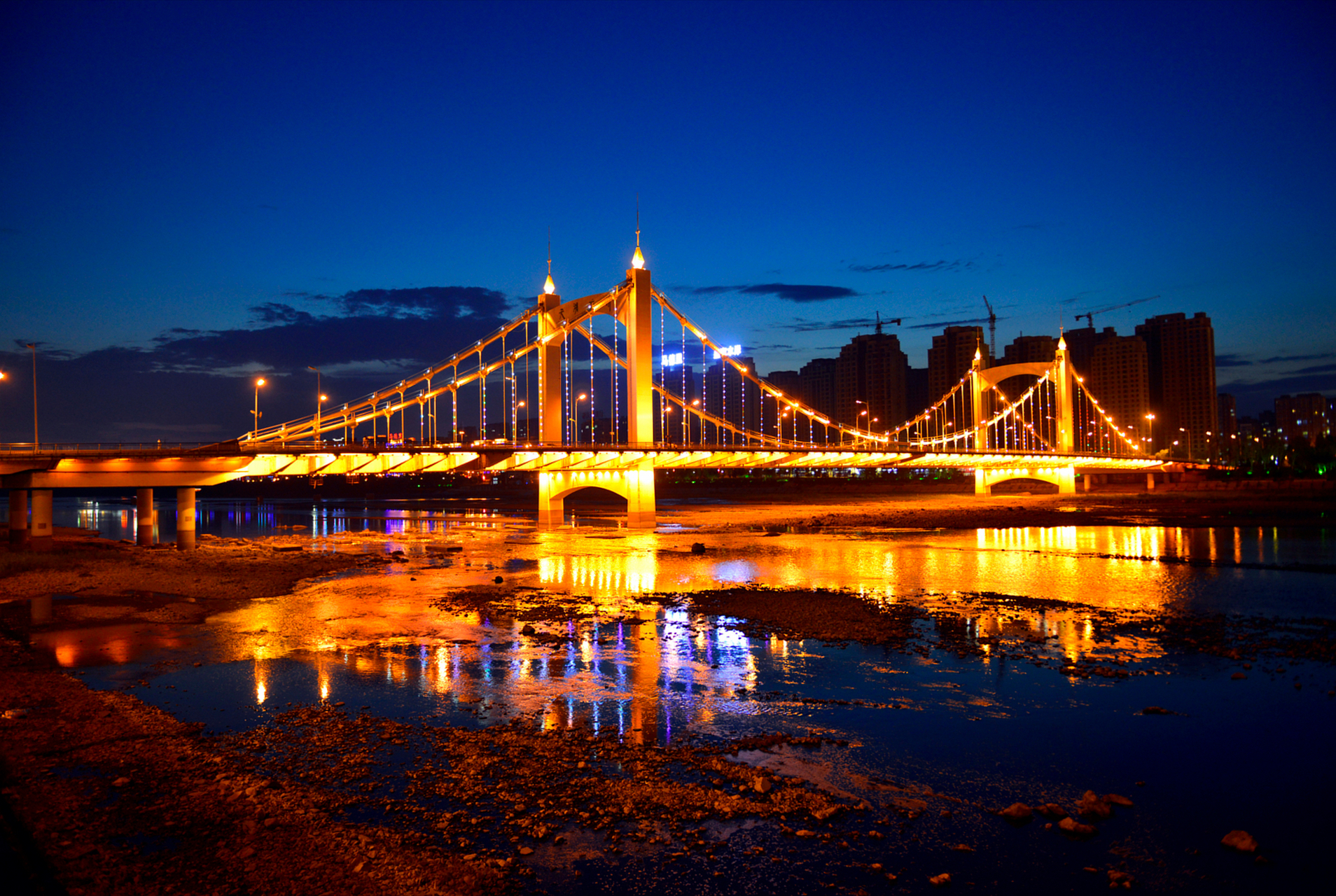 网红打卡地辽宁杠杠滴# 【夜色中的天湖桥】#美好辽宁欢迎您# 67