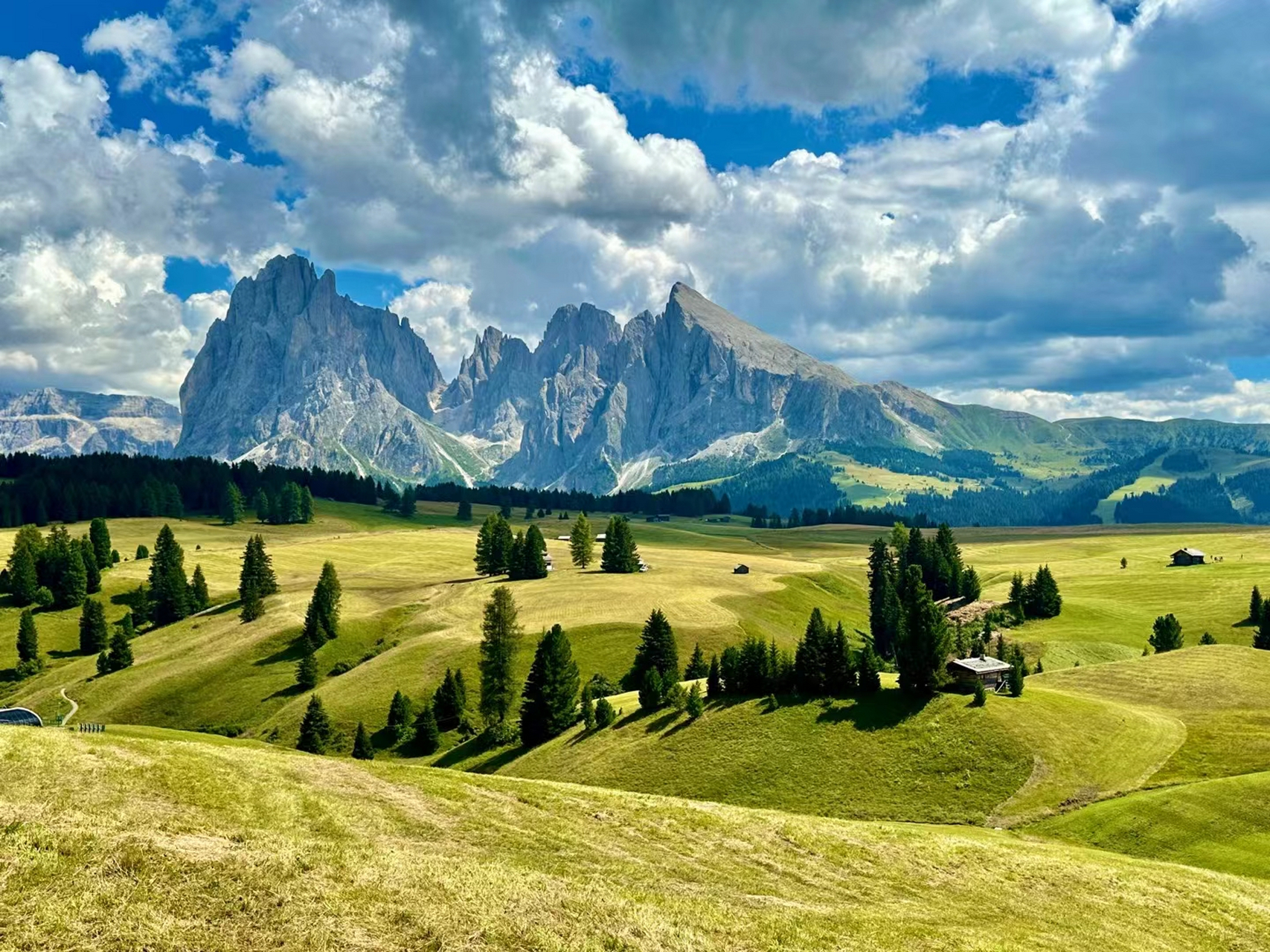 感谢强大的祖国,有比这里更美的雪山,更广阔的草原