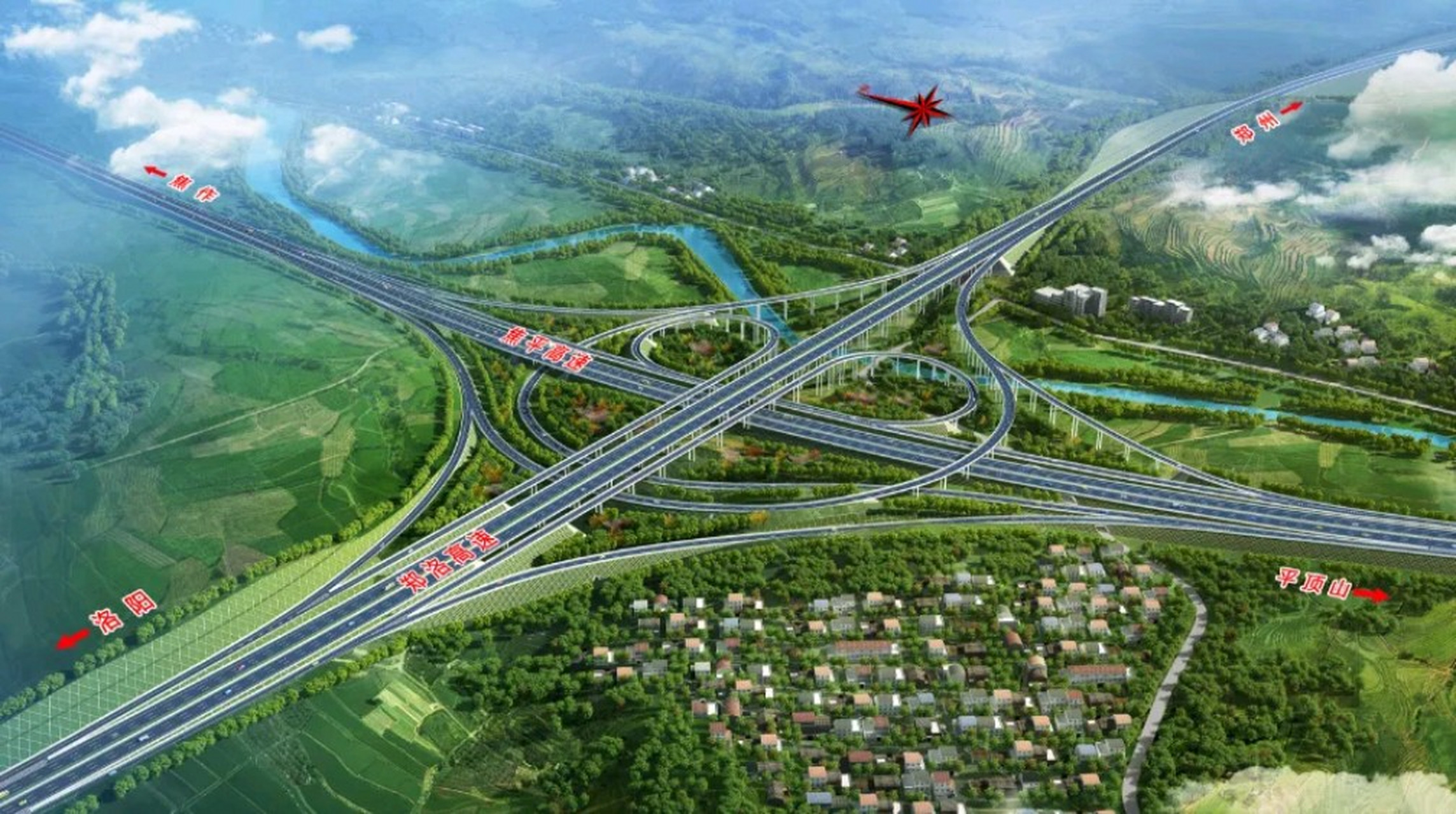 026公里,项目公路等级为双向六车道高速公路.