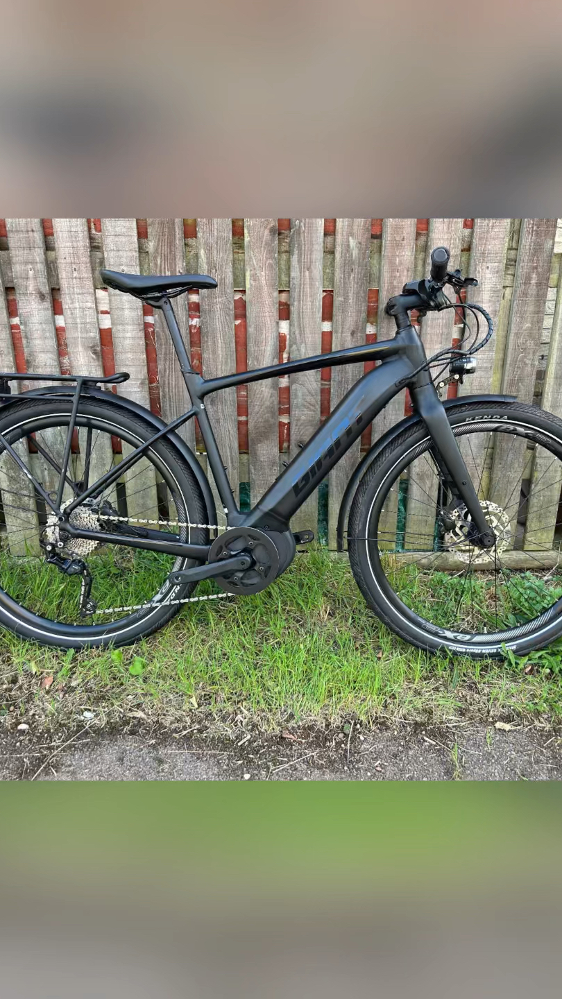 进口giant捷安特 fast e  1铝合金700c油压碟刹9速公路电动助力自行车