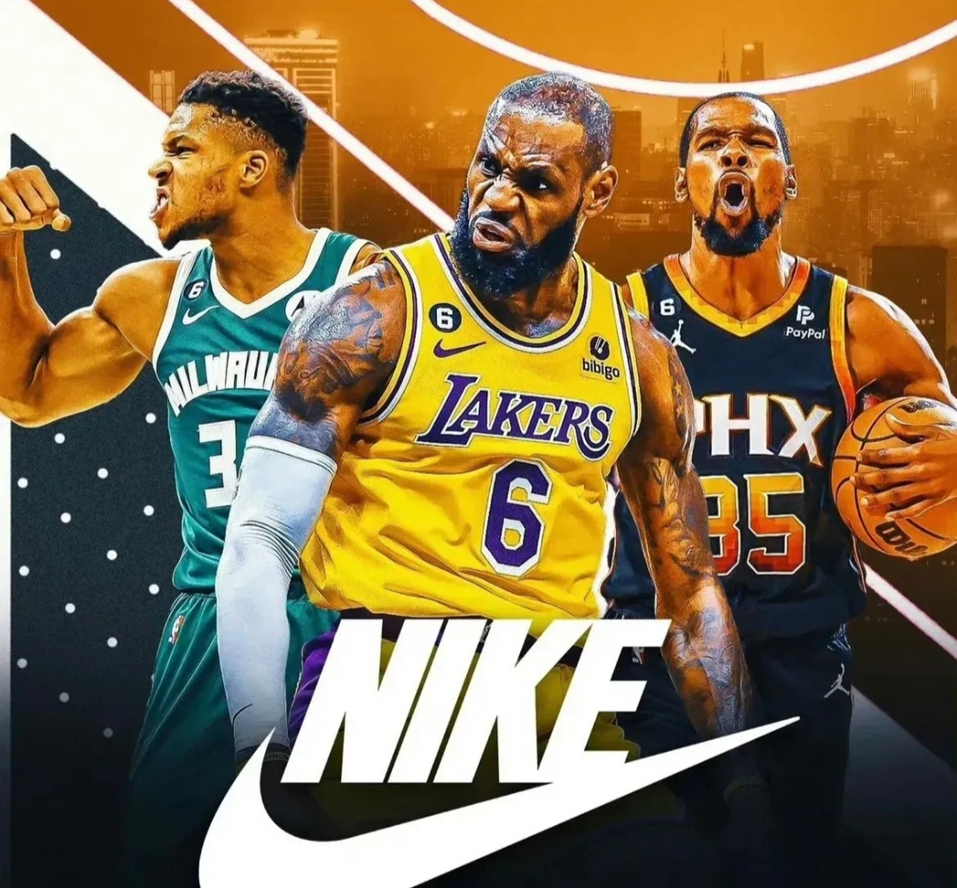 nba耐克旗下三大代言球员年龄,身高和下赛季薪水一览:  1,詹姆斯:年龄