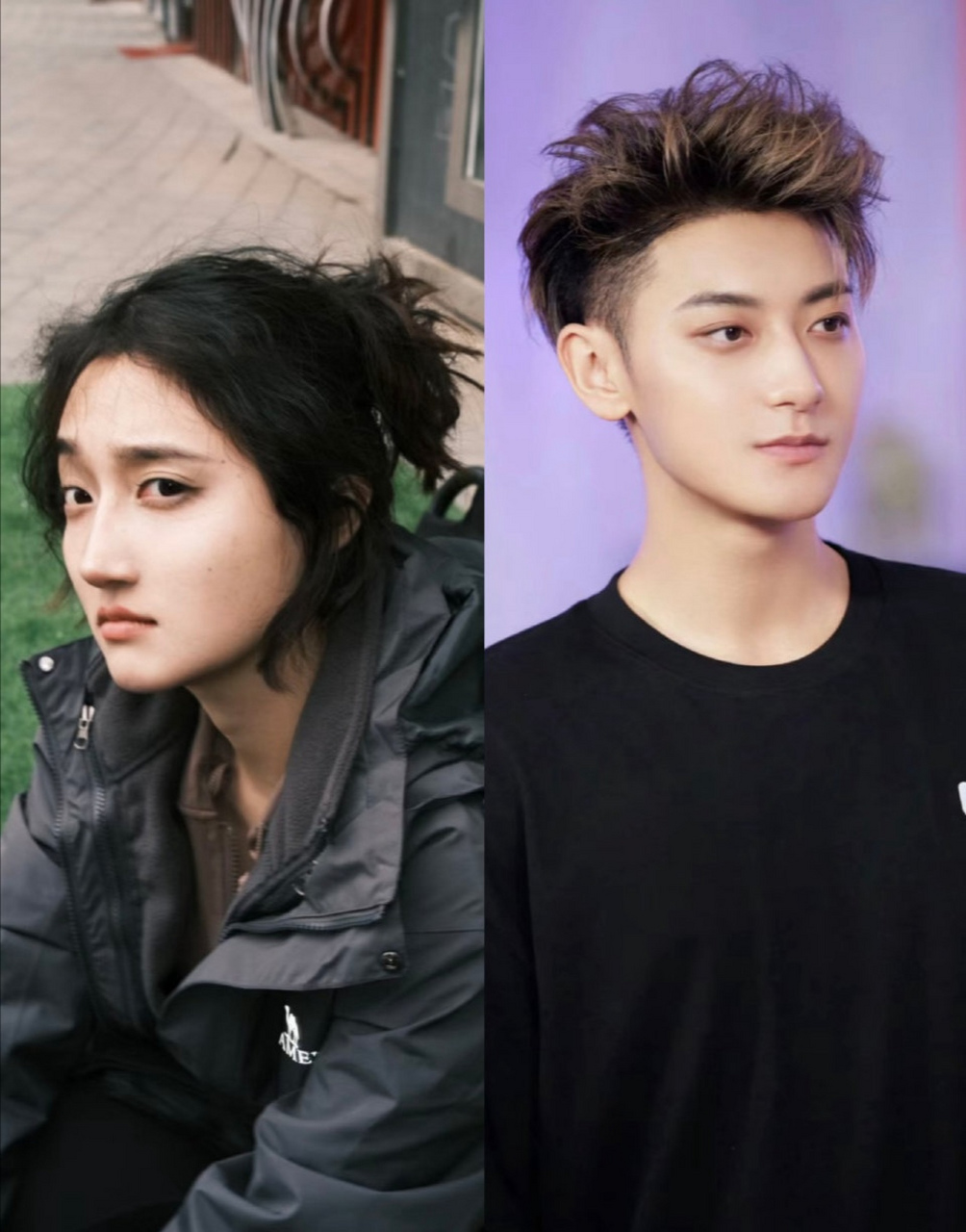 这姑娘怎么长得人山人海的,猛一看像关晓彤 仔细看像黄子韬