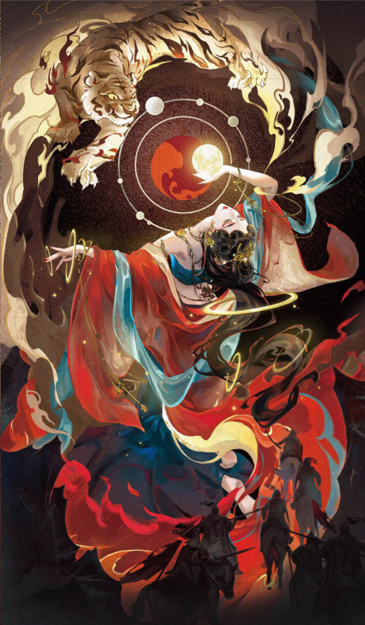 尾火虎,属火,为虎,是中国神话中的二十八宿之一,东方之第六宿