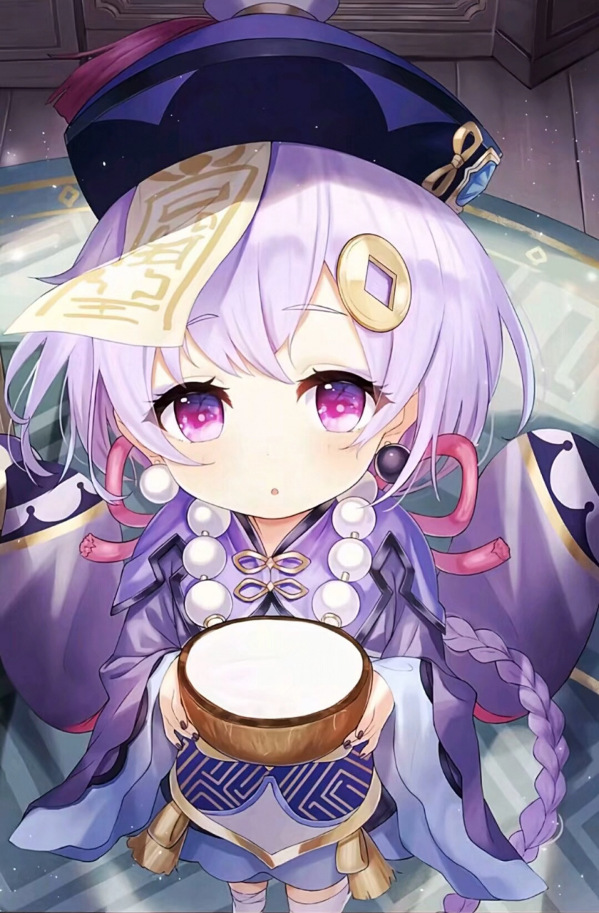 甘雨姐姐,七七想喝椰奶[滑稽]