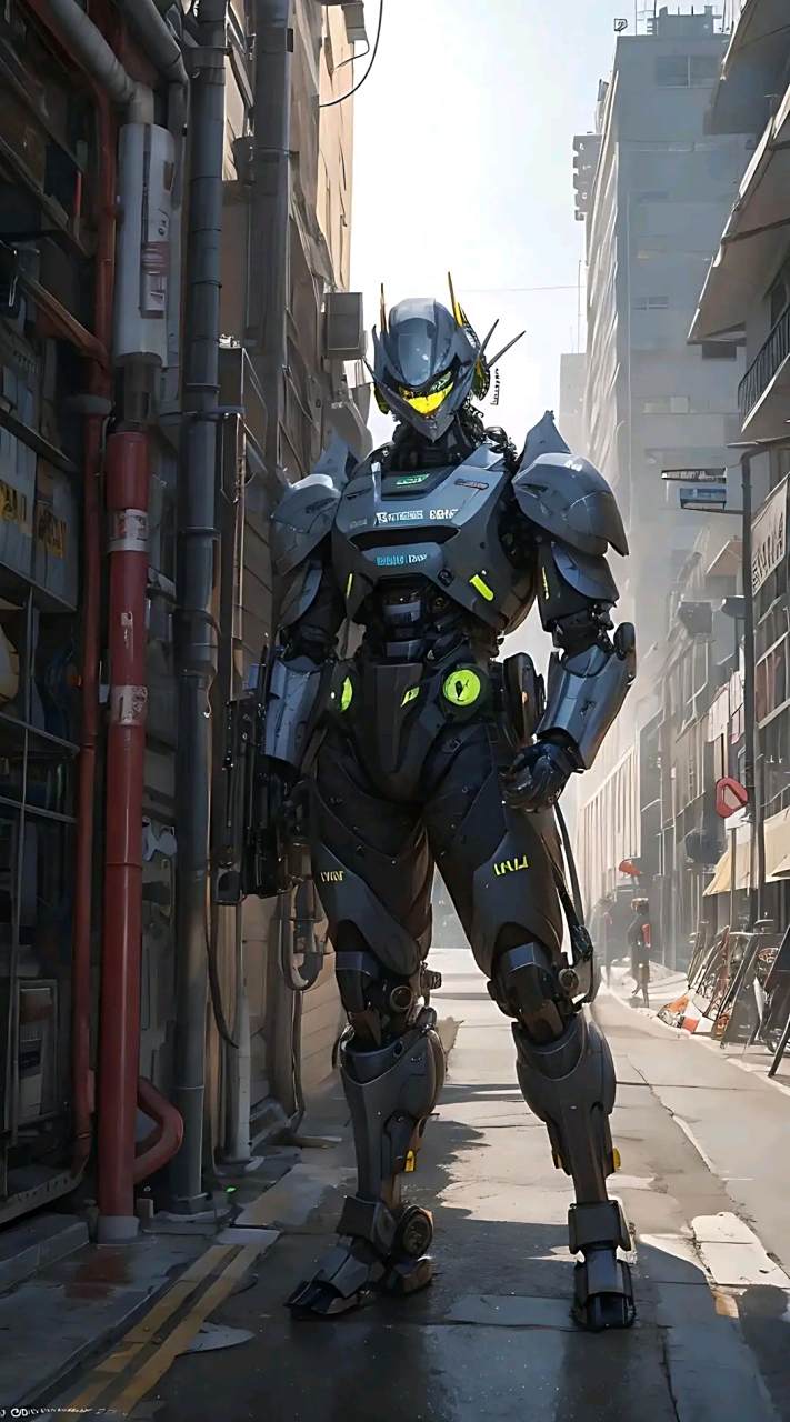 壁纸# #插画# 机甲旋风,男孩最爱