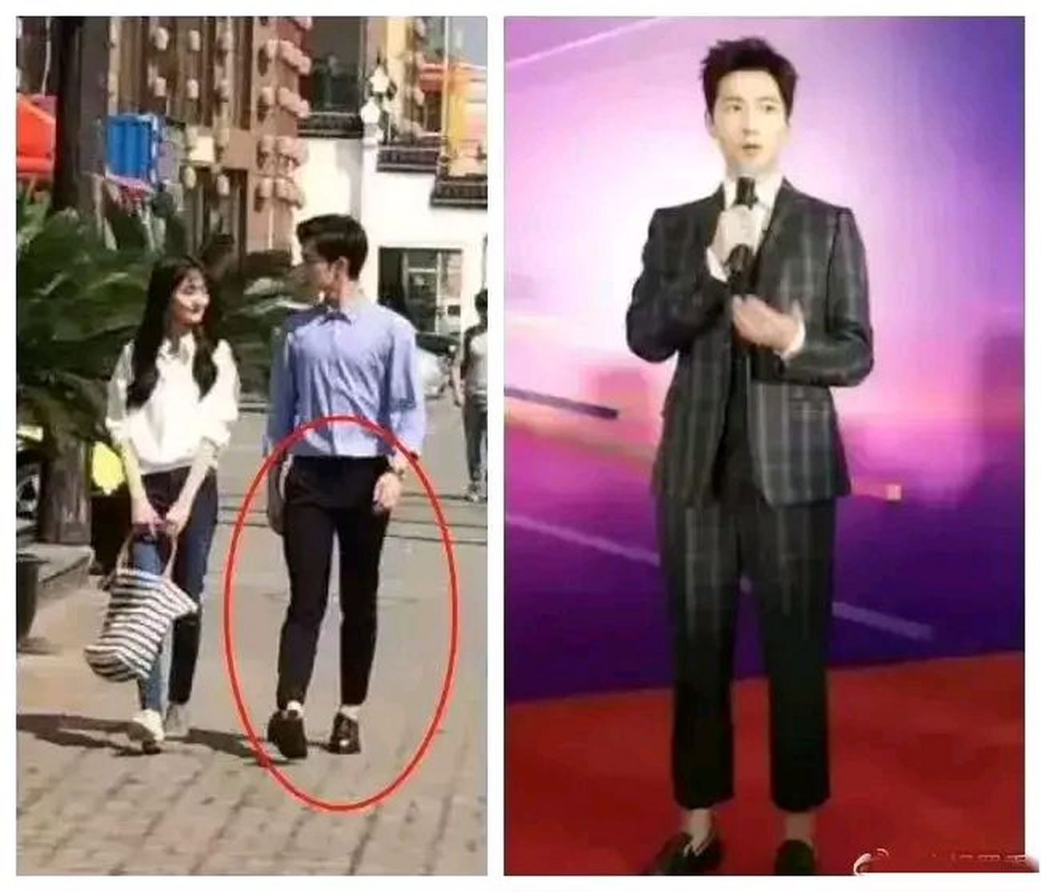 杨洋,我不歧视长得矮的,但我歧视长得不高却打肿脸充胖子的[微笑] 他