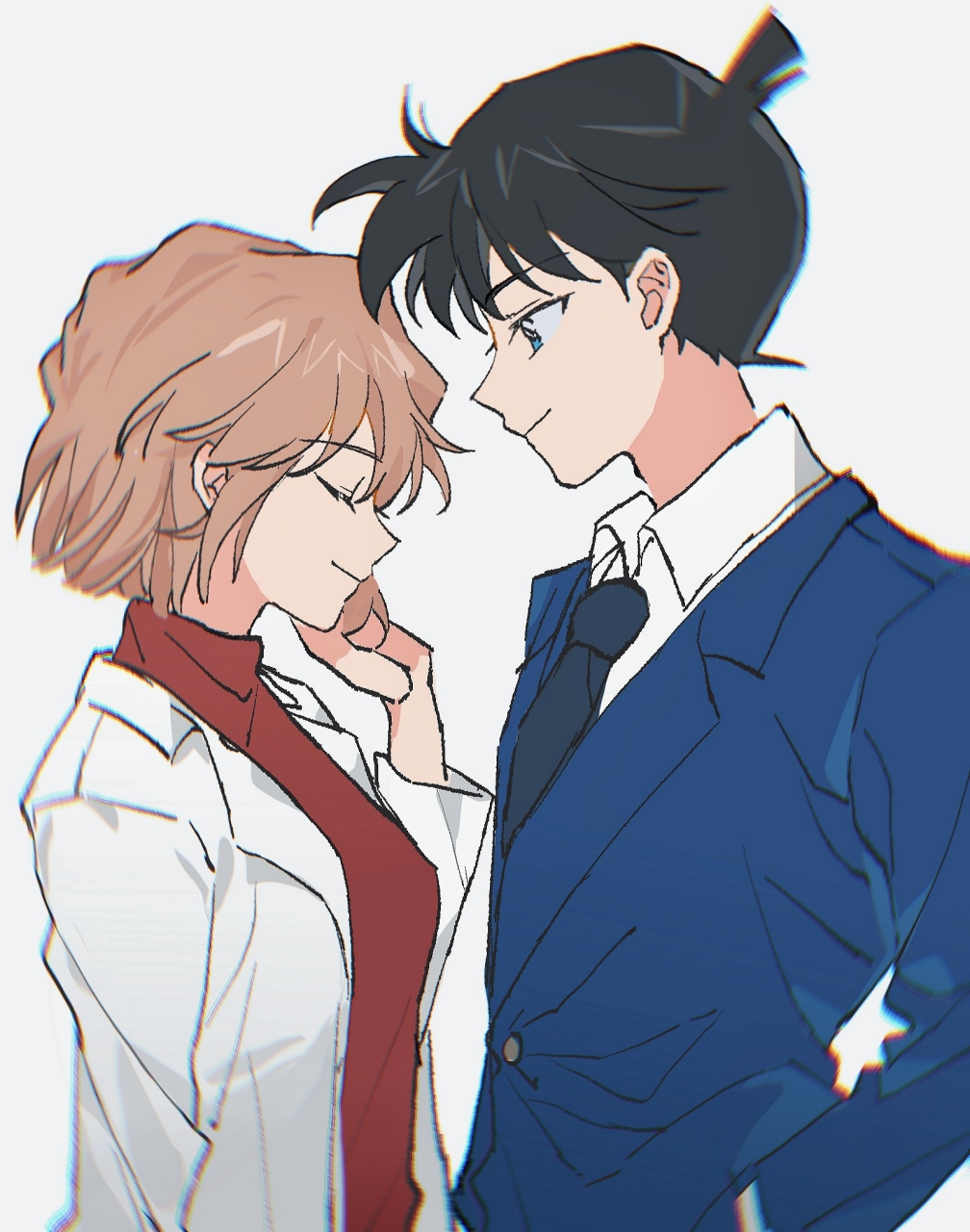 名侦探柯南# 新志同框![awsl] 画师:借鲤吉言