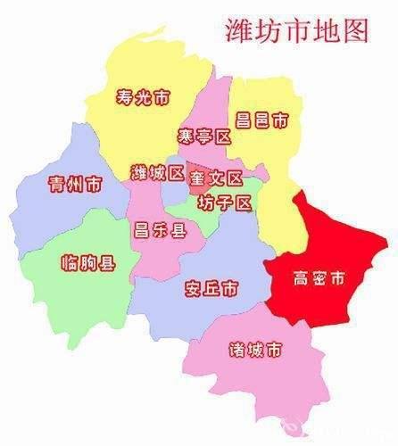 一季度潍坊市各区县财政:寿光第1,高密市14.7亿,坊子区6.82亿