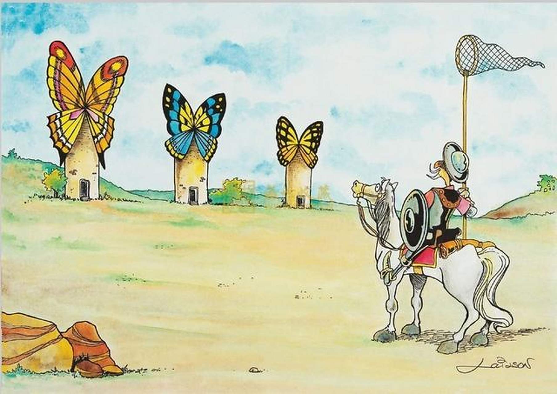 《堂吉诃德》 这本小说主要描写和讽刺了中世纪西班牙社会上流行的