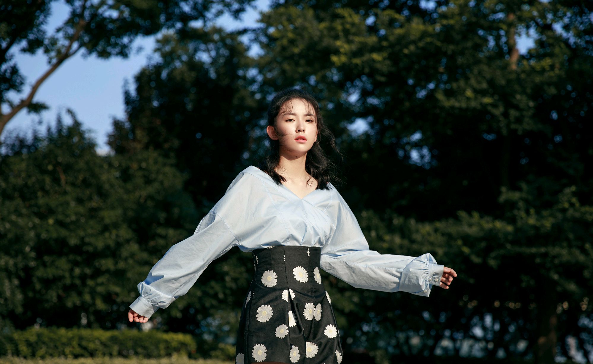 "美少女"林辰涵:青春靓丽,楚楚动人