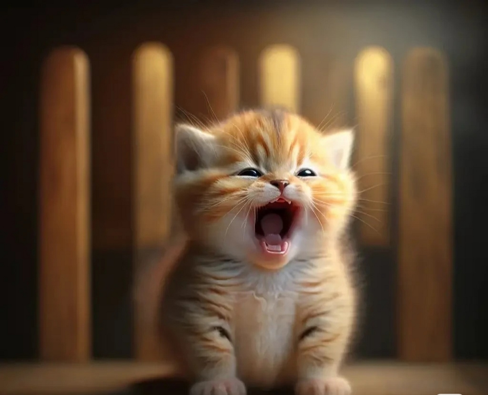 用奶凶奶凶的这个词语来形容这个小猫咪合适不